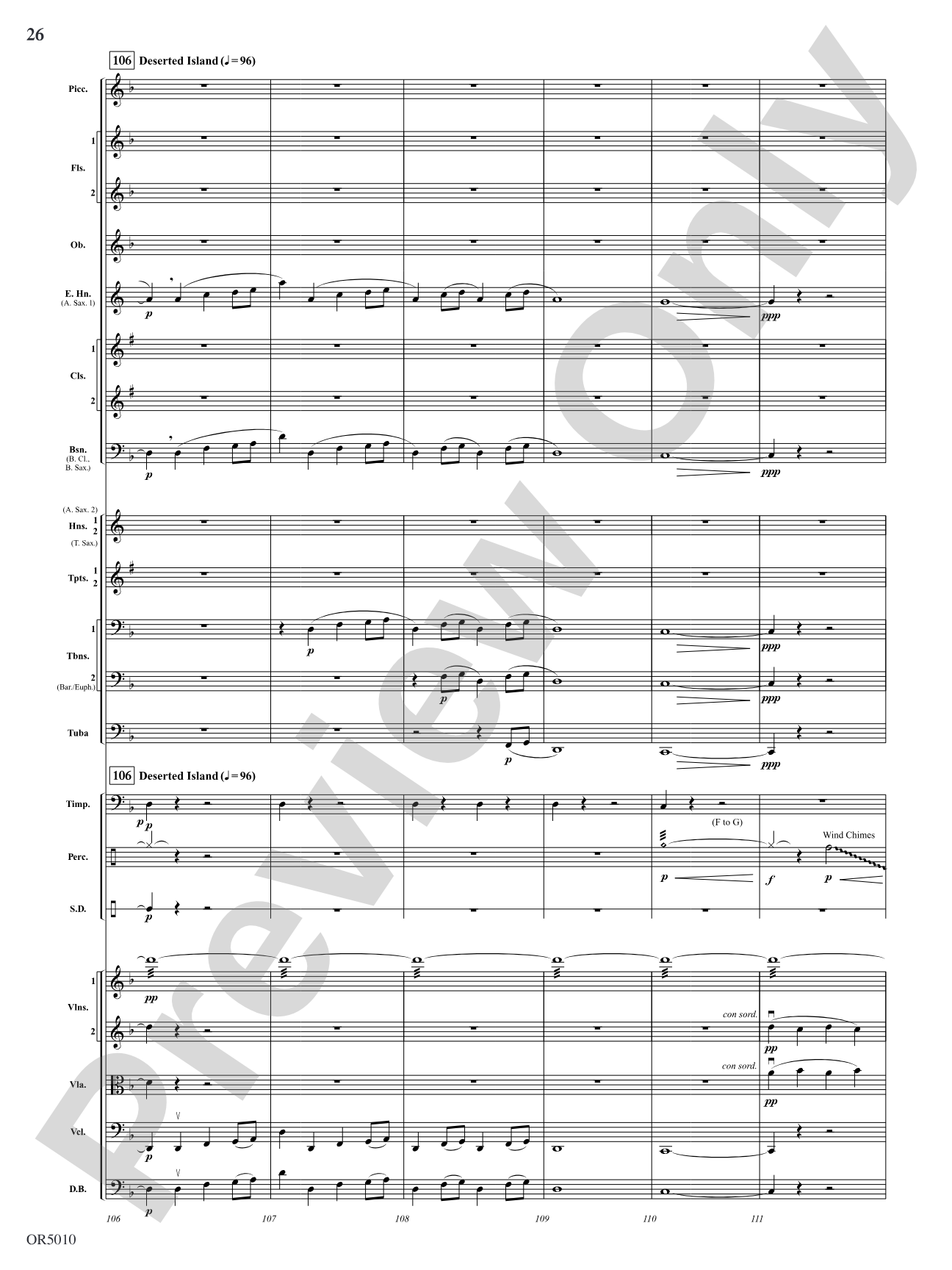 A Pirate's Legend: Full Orchestra Conductor Score & Parts