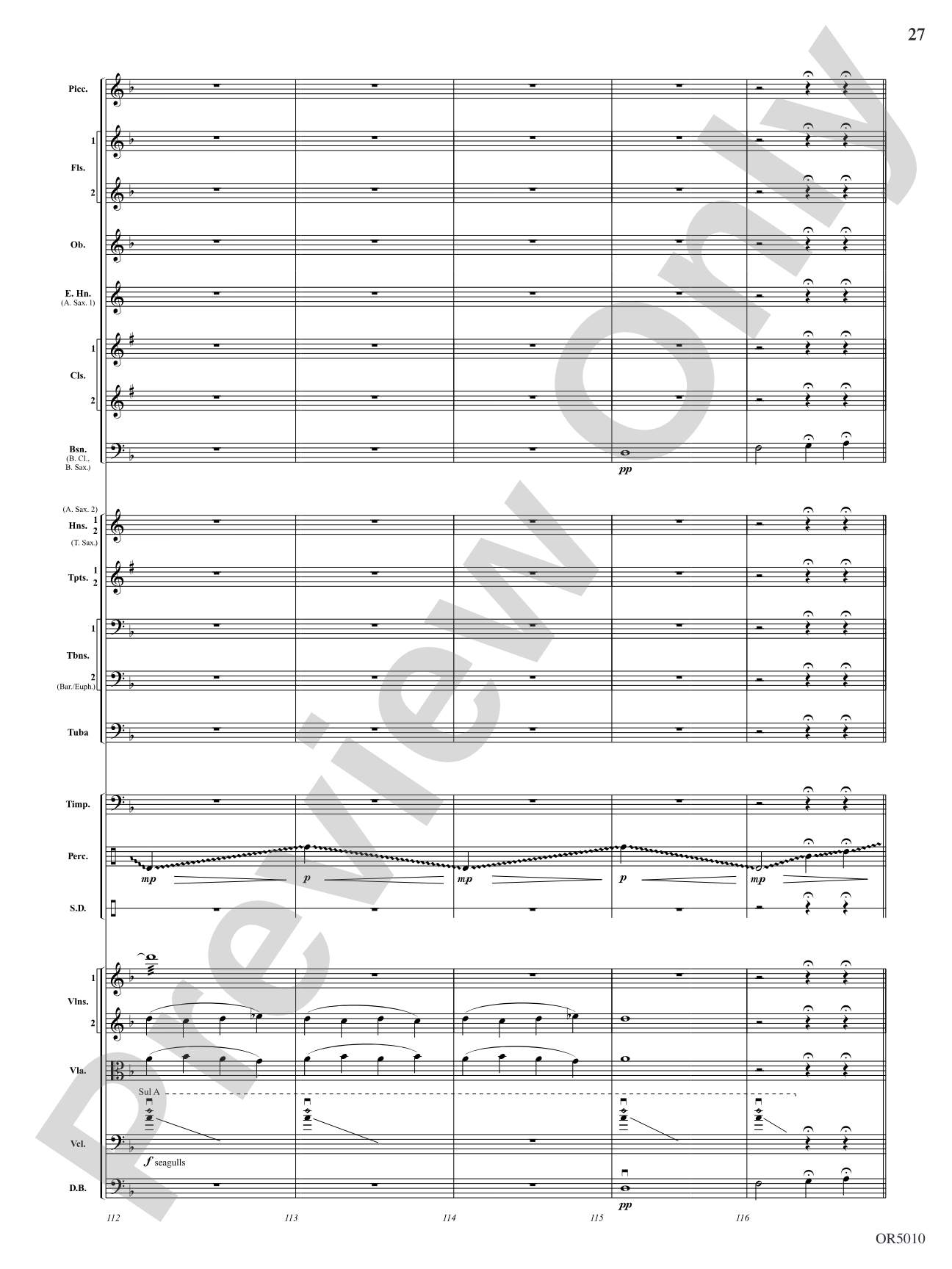 A Pirate's Legend: Full Orchestra Conductor Score & Parts