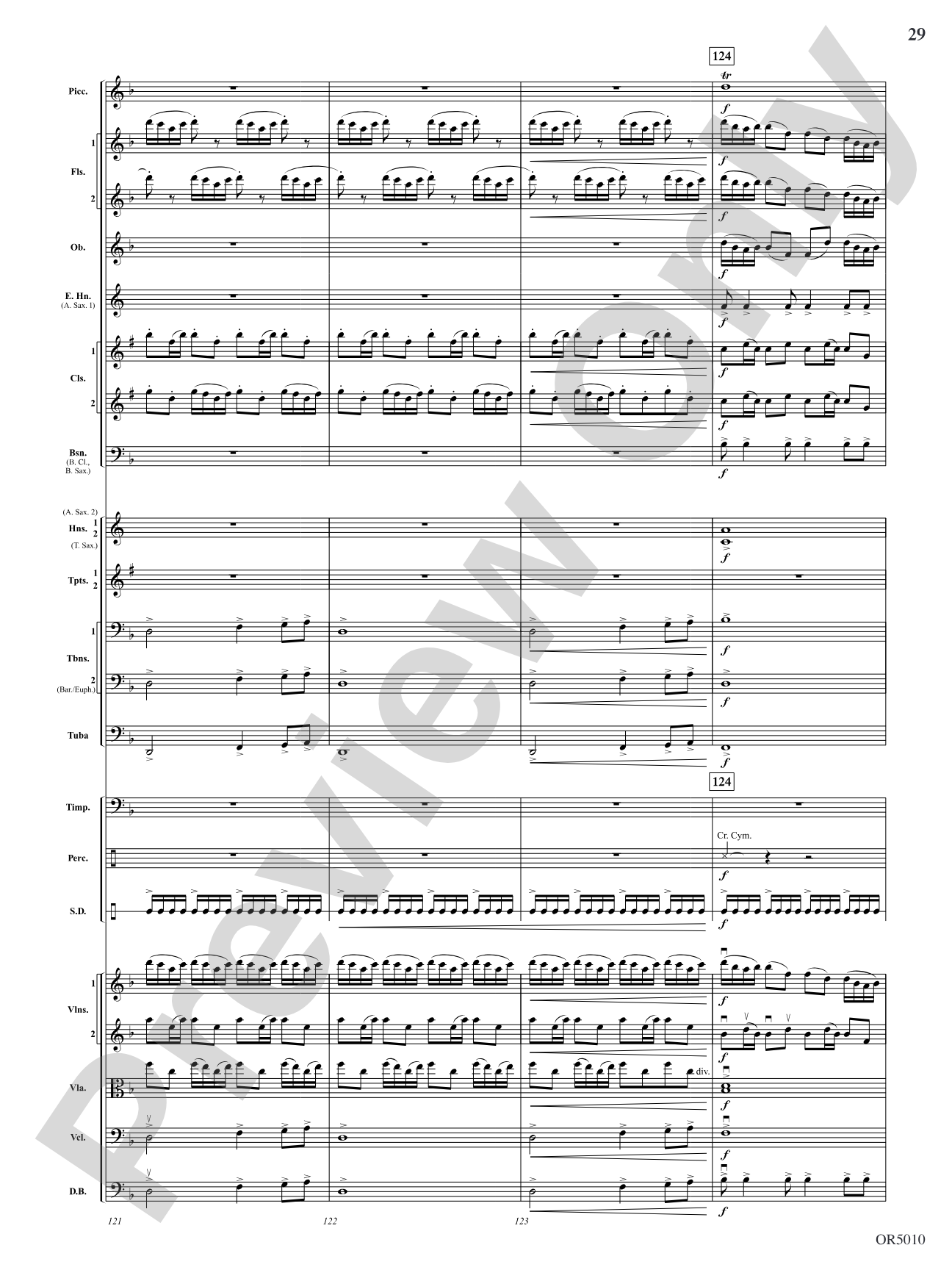 A Pirate's Legend: Full Orchestra Conductor Score & Parts