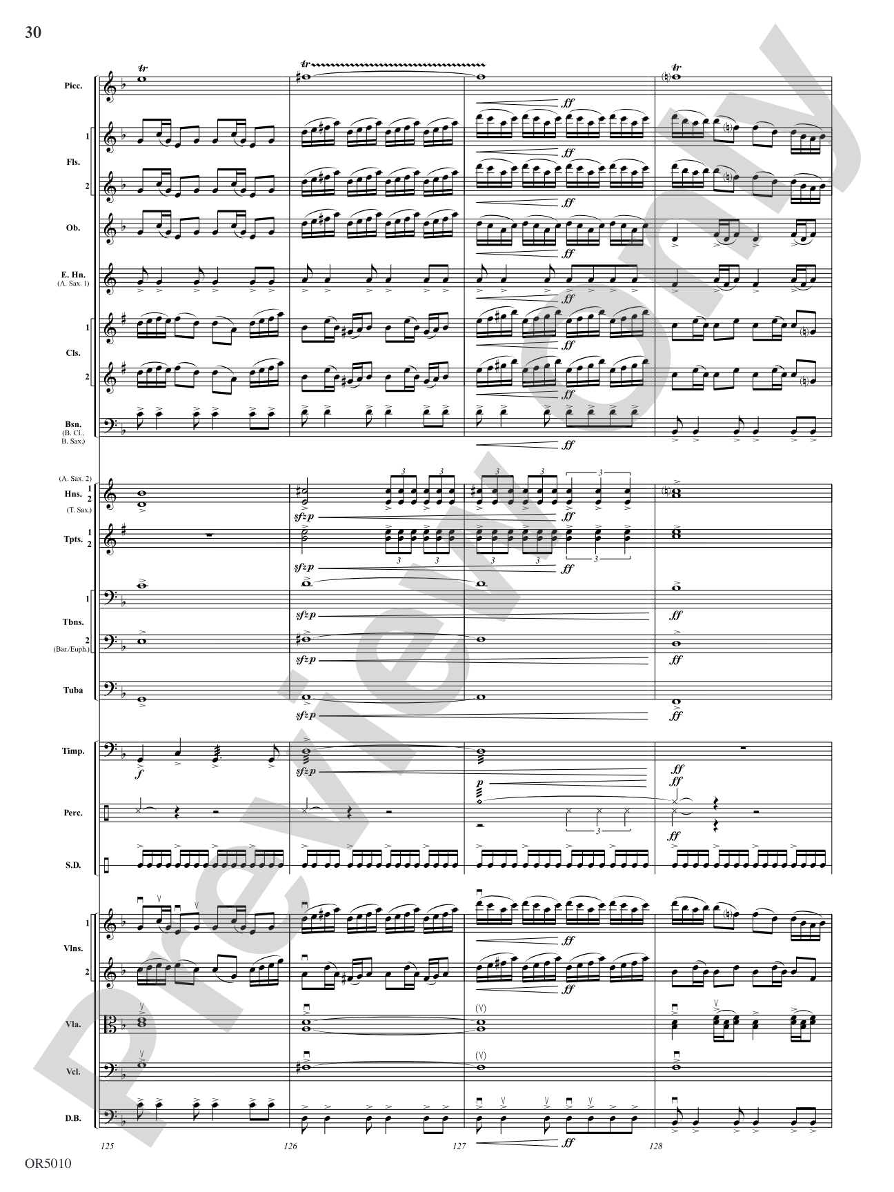 A Pirate's Legend: Full Orchestra Conductor Score & Parts