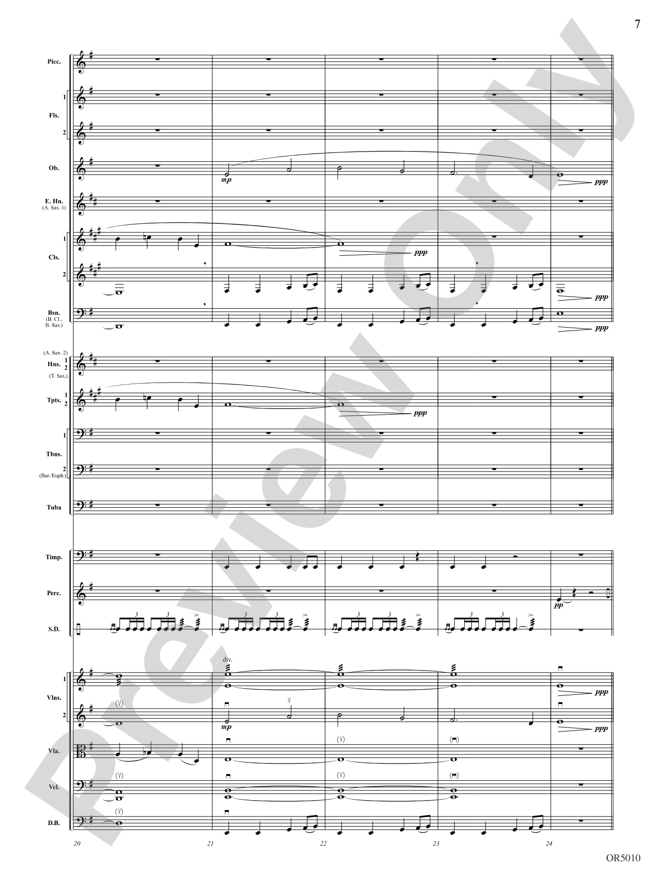 A Pirate's Legend: Full Orchestra Conductor Score & Parts