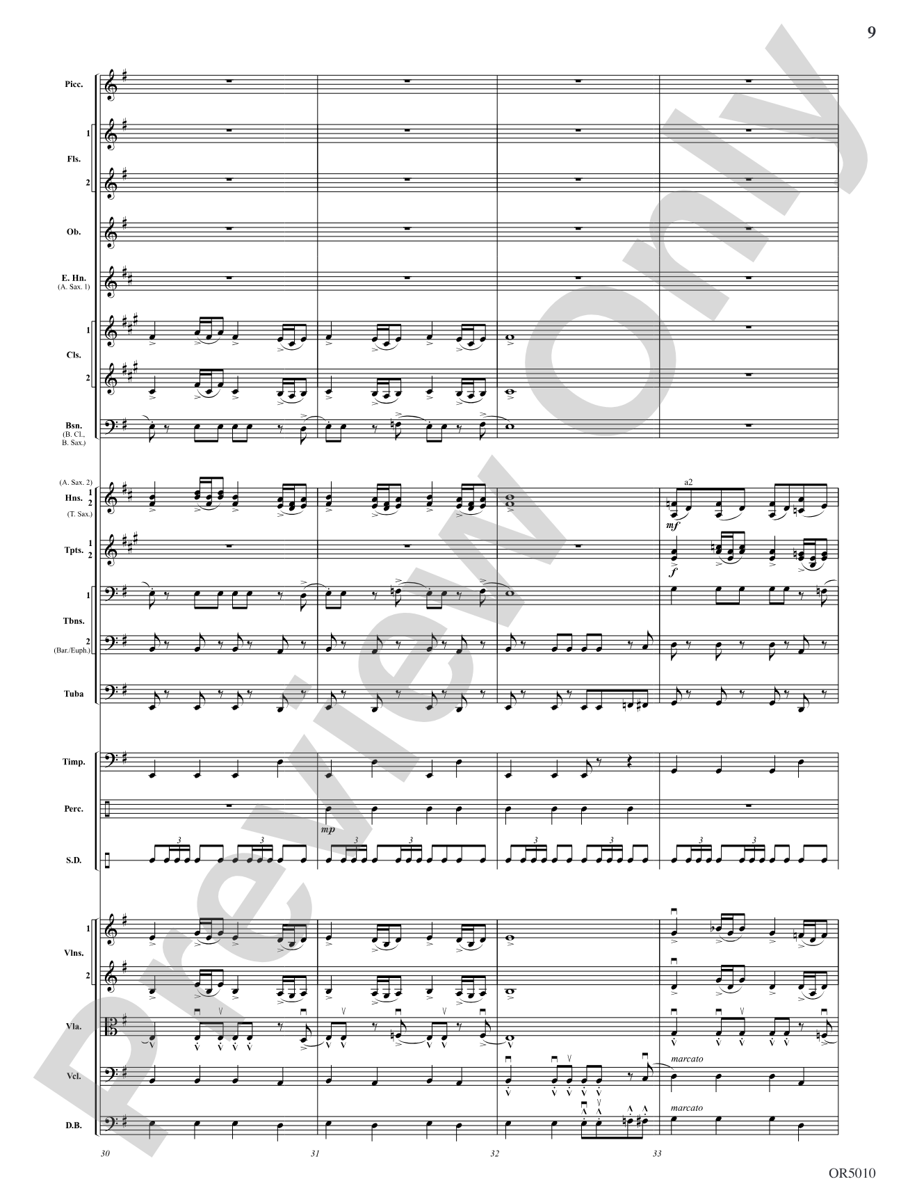 A Pirate's Legend: Full Orchestra Conductor Score & Parts