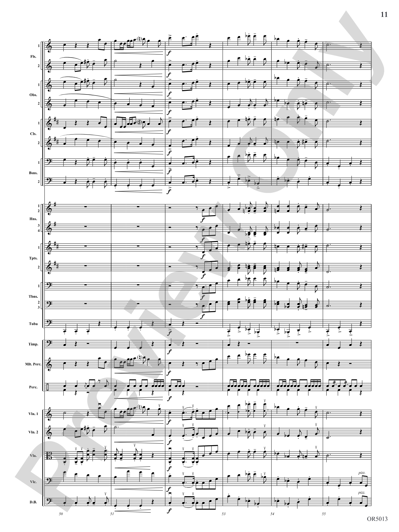 Three Riders Overture: Full Orchestra Conductor Score & Parts