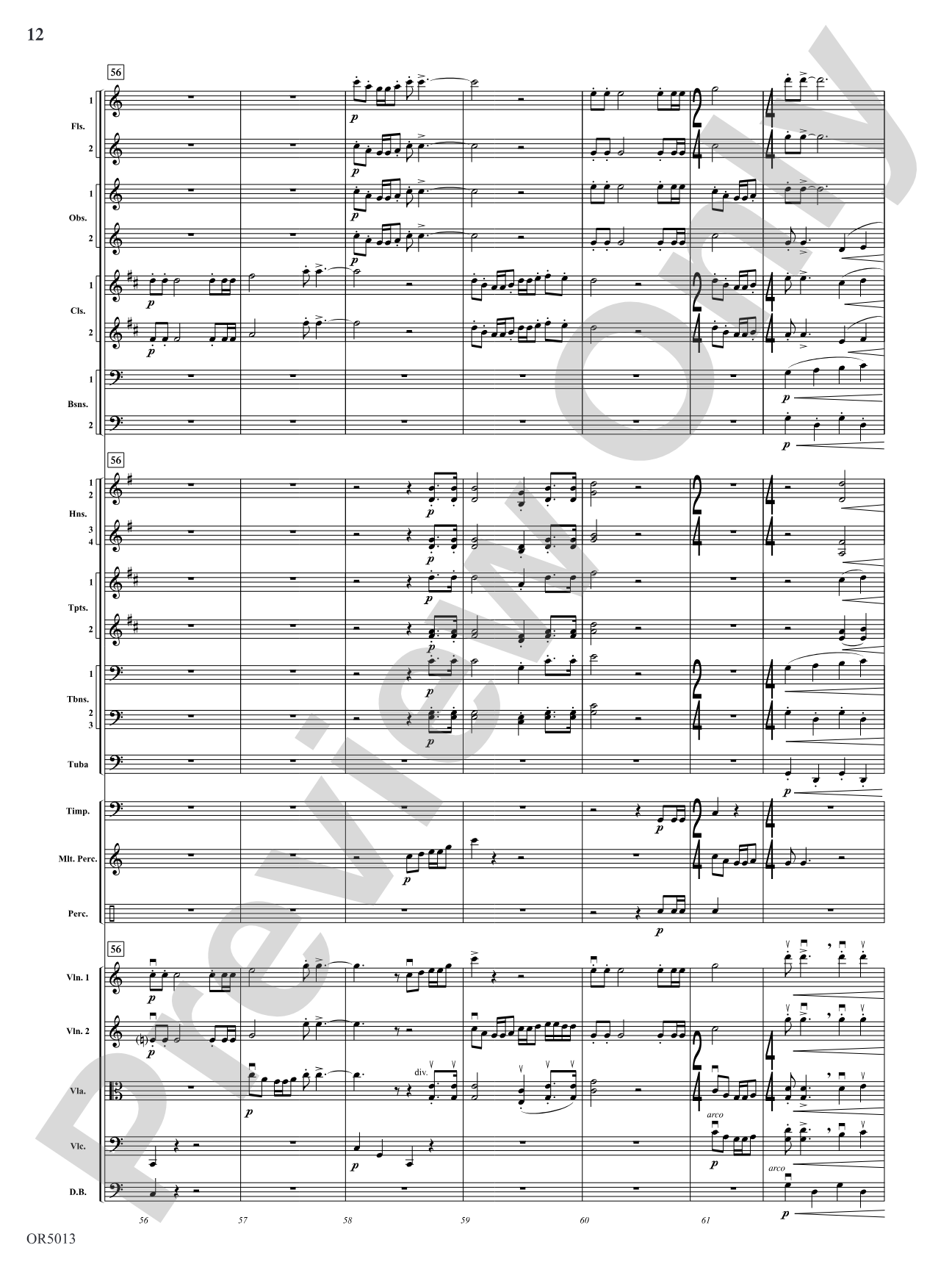Three Riders Overture: Full Orchestra Conductor Score & Parts