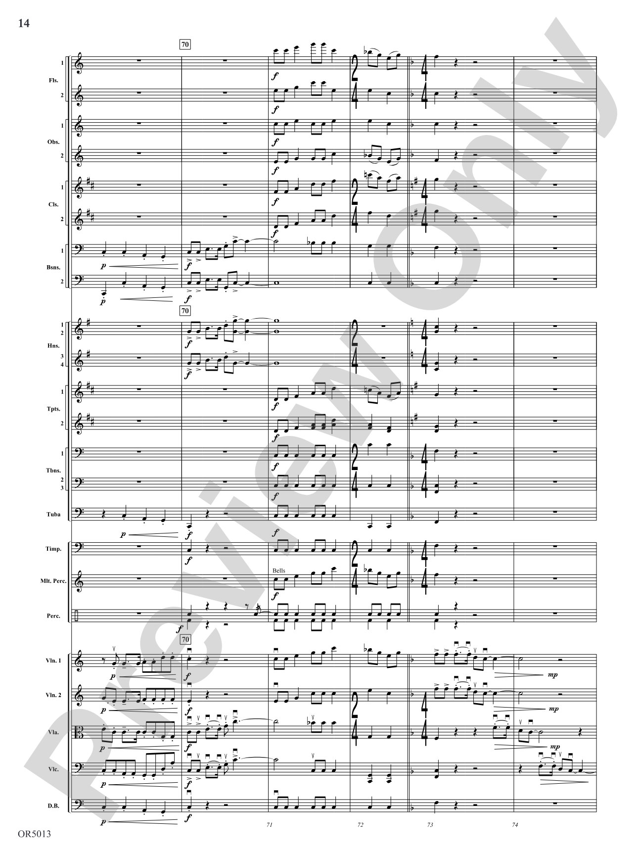 Three Riders Overture: Full Orchestra Conductor Score & Parts