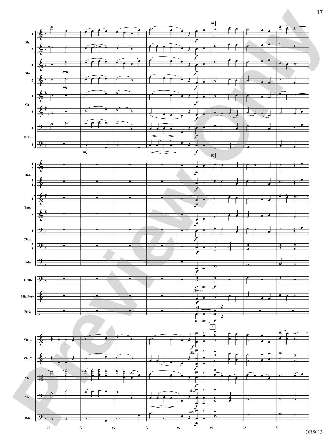 Three Riders Overture: Full Orchestra Conductor Score & Parts