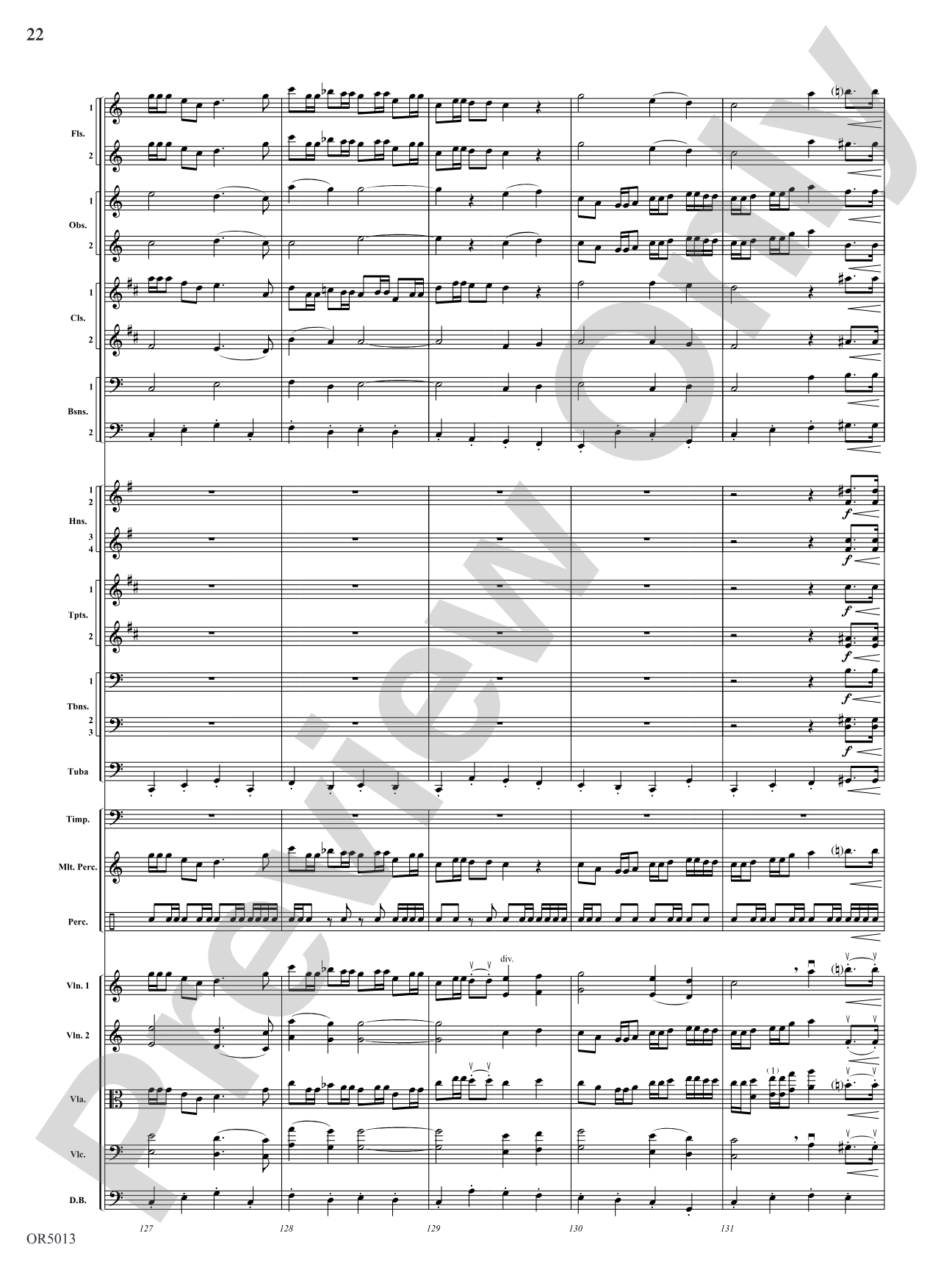Three Riders Overture: Full Orchestra Conductor Score & Parts