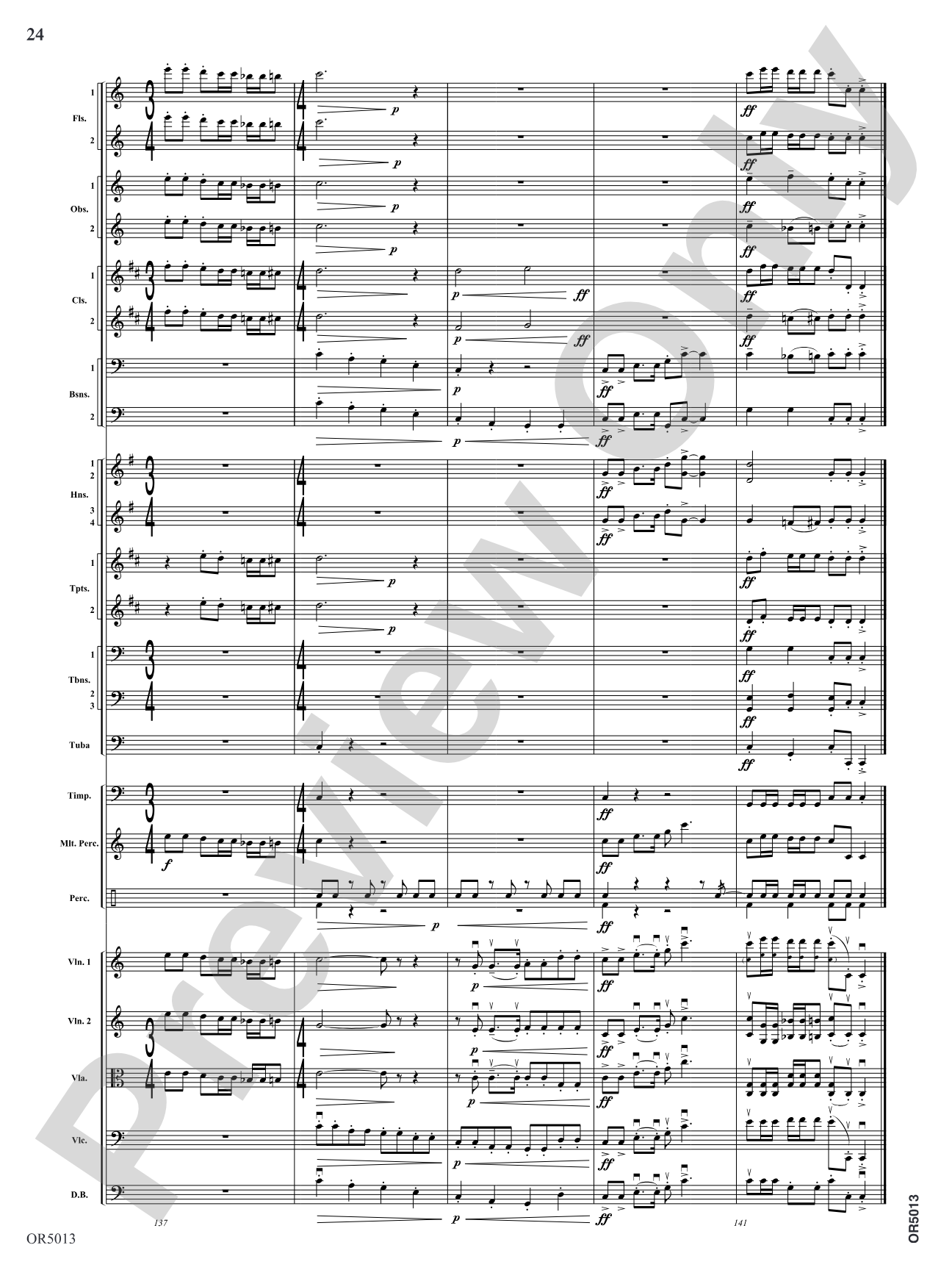 Three Riders Overture: Full Orchestra Conductor Score & Parts
