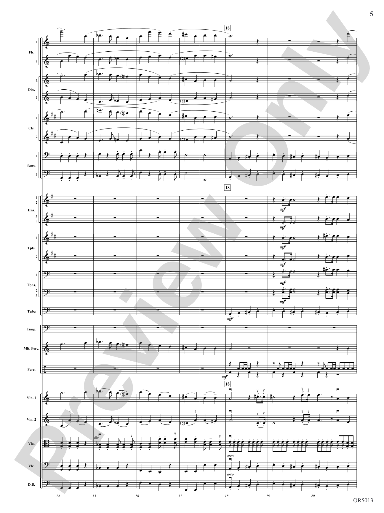 Three Riders Overture: Full Orchestra Conductor Score & Parts