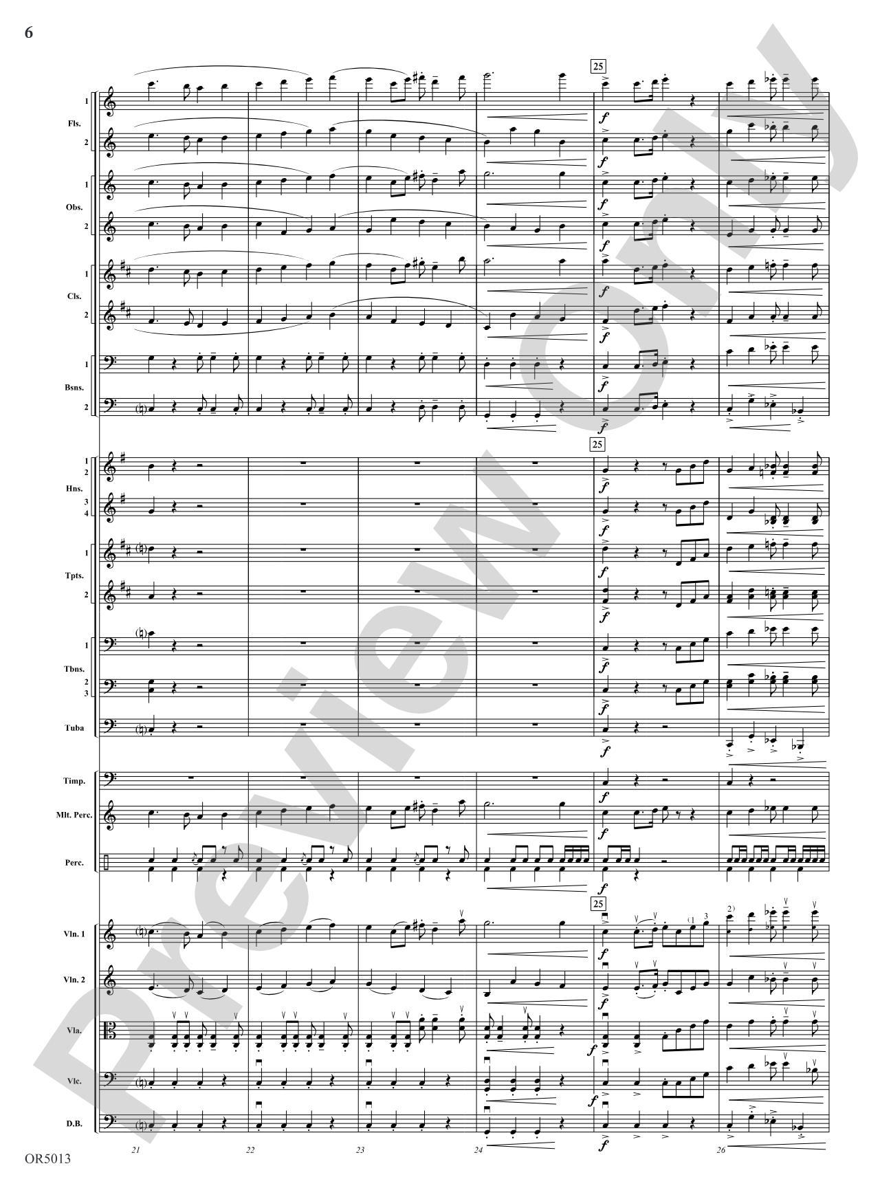 Three Riders Overture: Full Orchestra Conductor Score & Parts