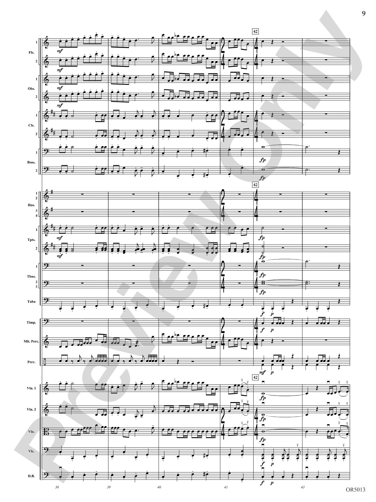 Three Riders Overture: Full Orchestra Conductor Score & Parts