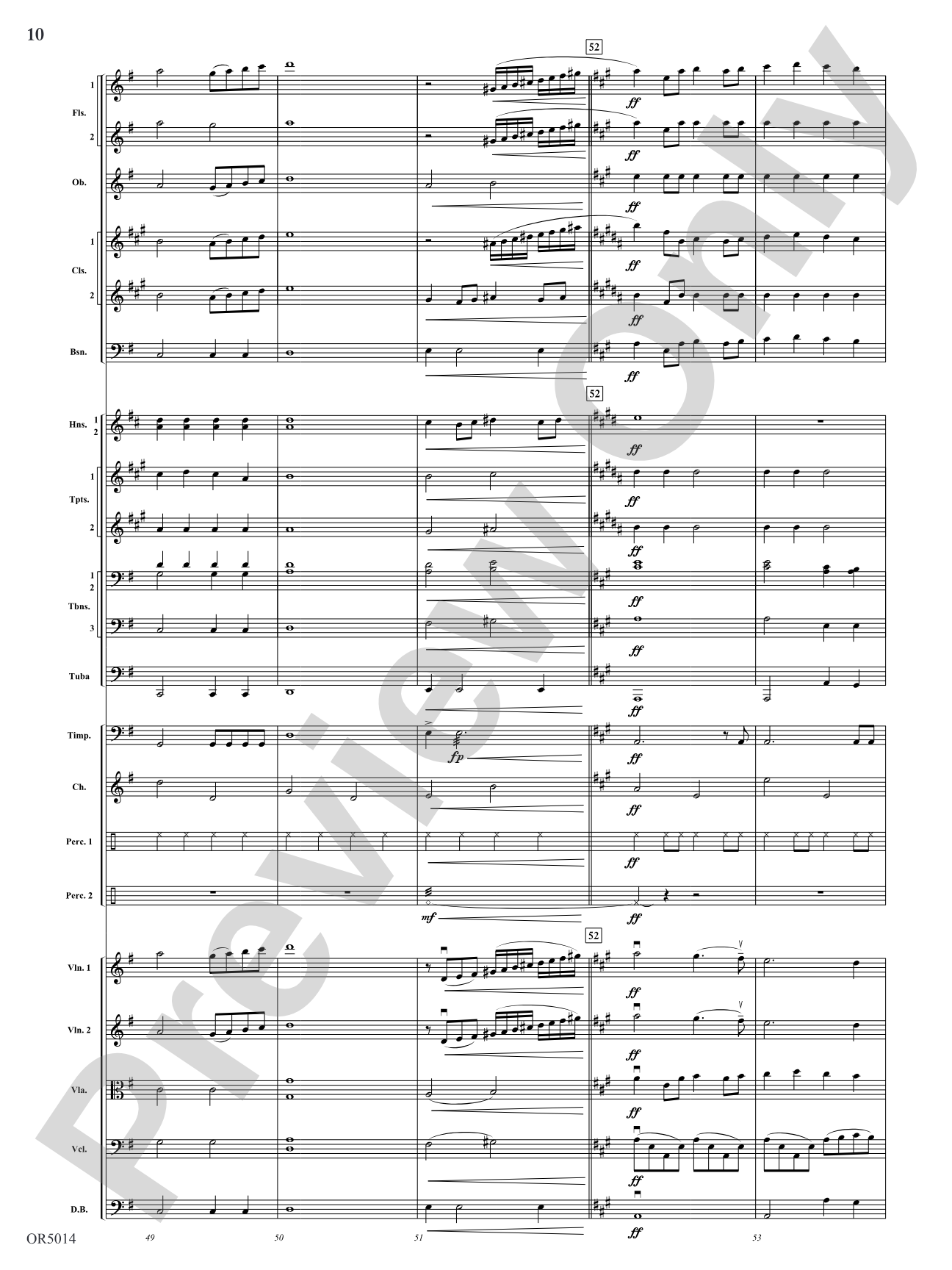 A Festive Fanfare: Score