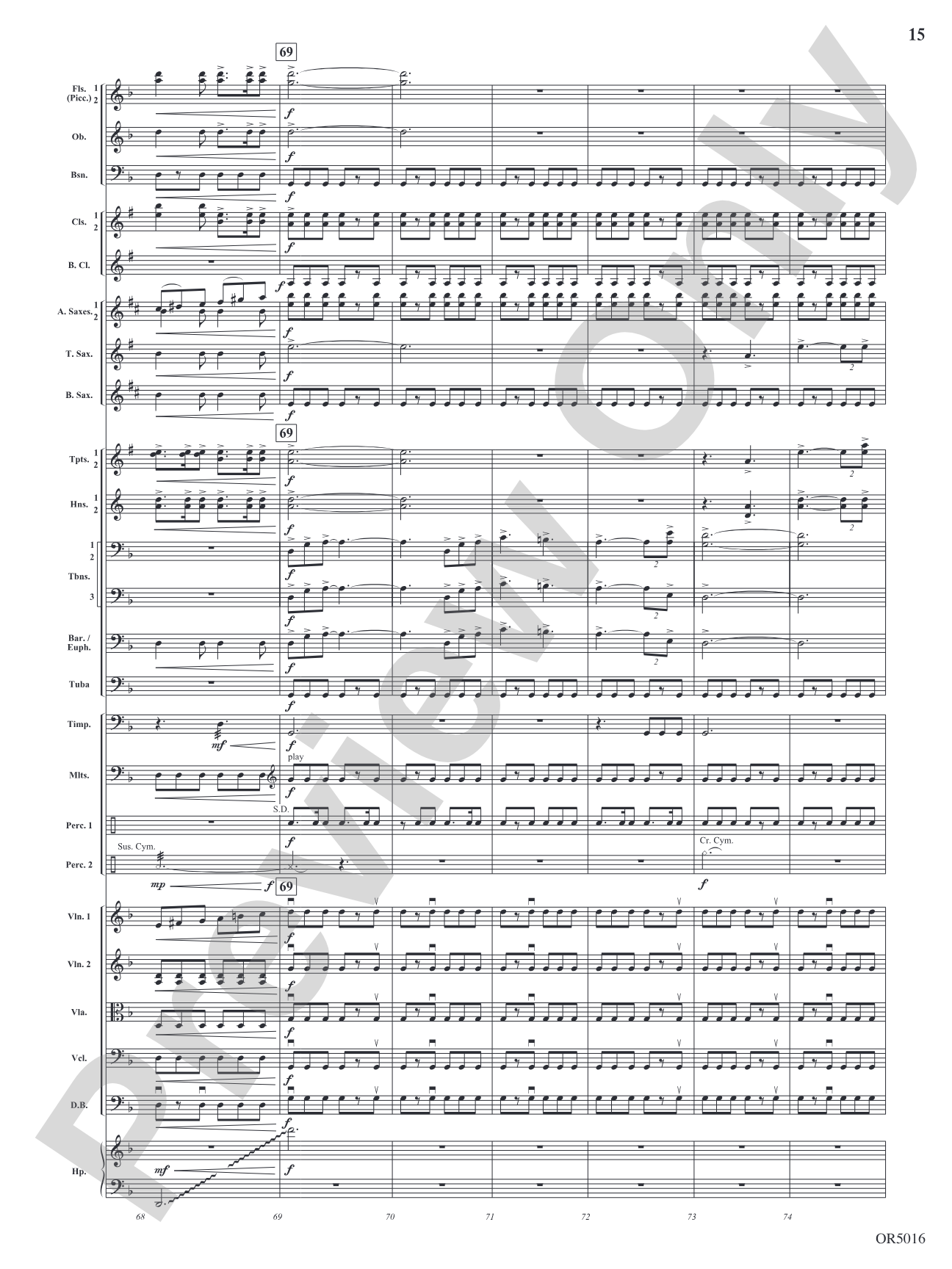 Super (Em)Powers: Full Orchestra Conductor Score & Parts