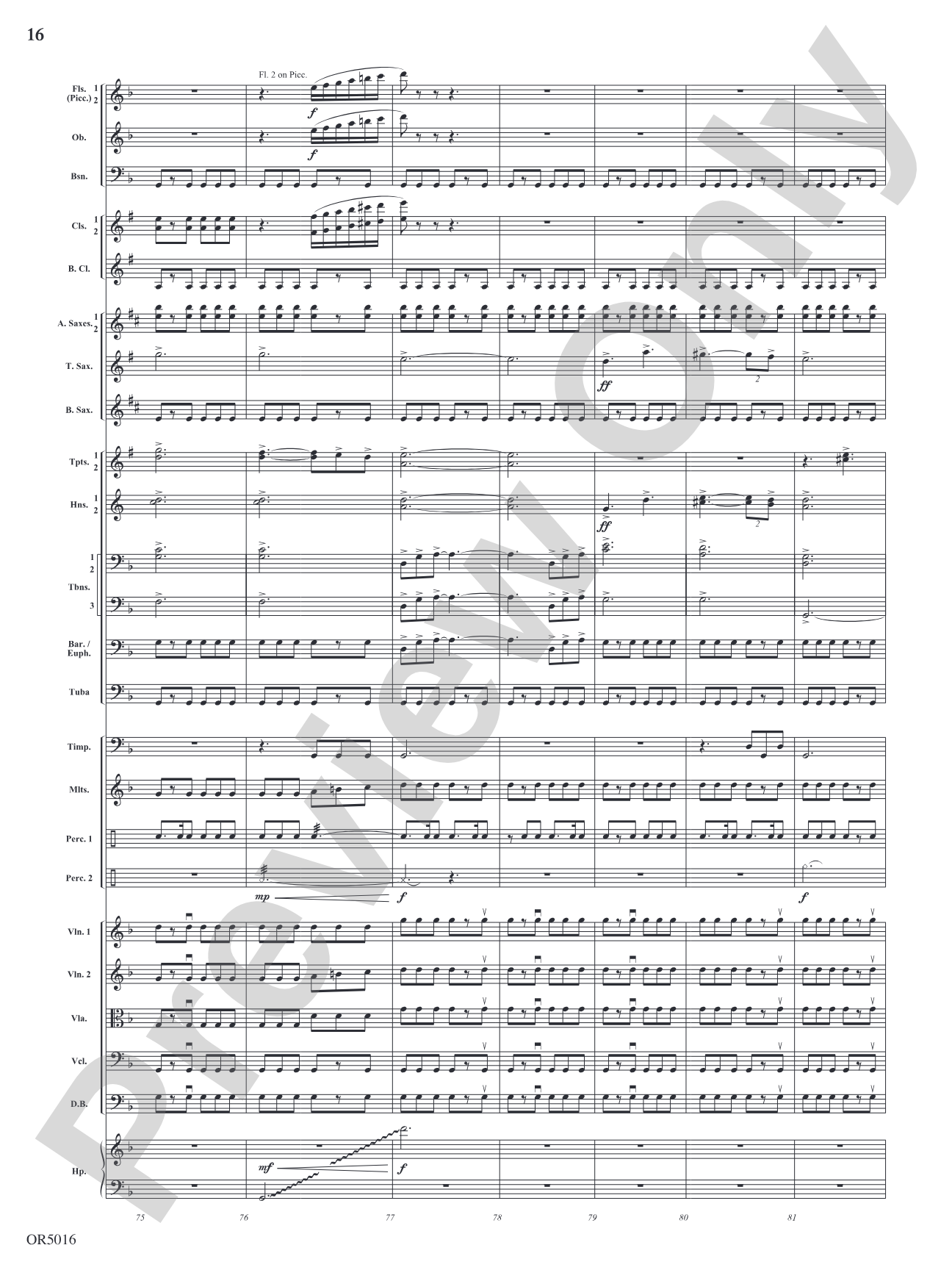 Super (Em)Powers: Full Orchestra Conductor Score & Parts