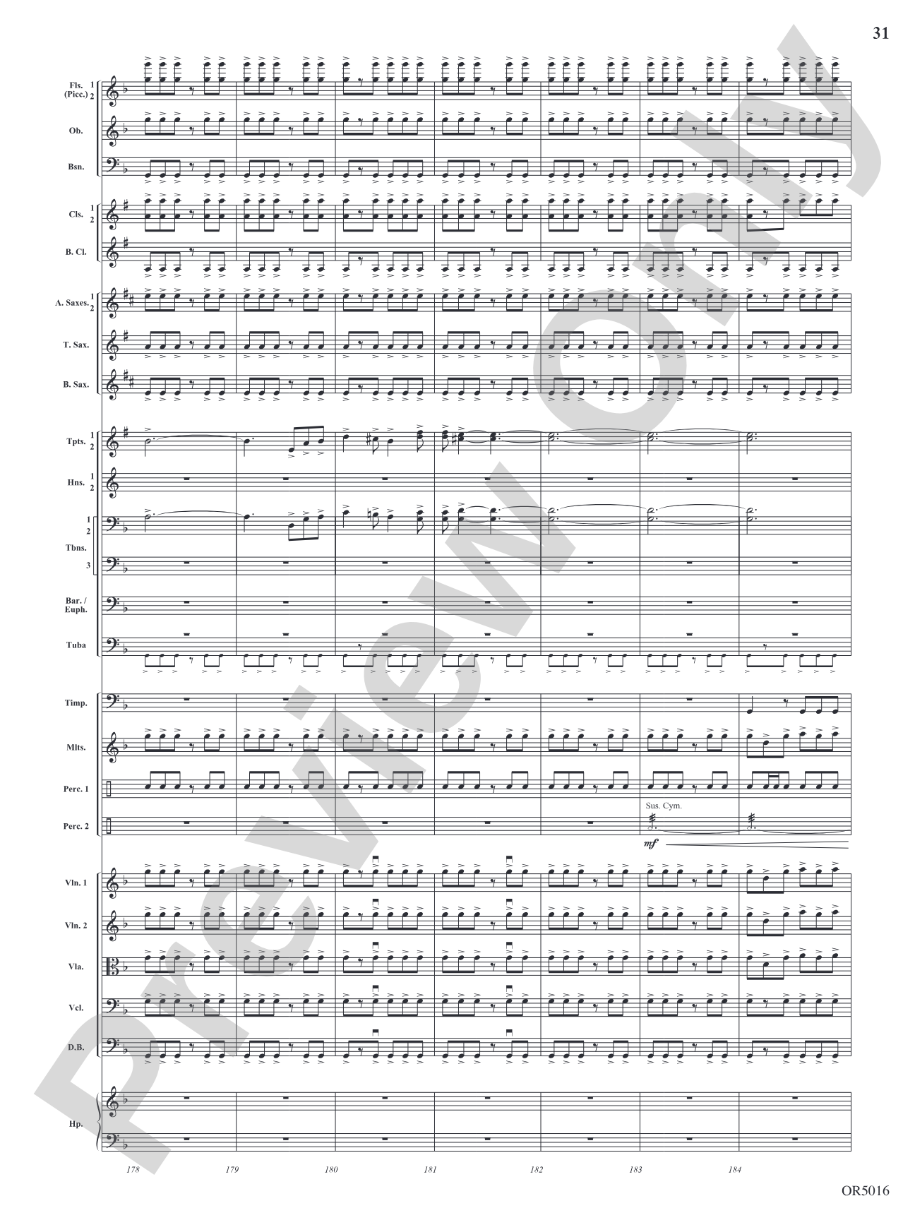 Super (Em)Powers: Full Orchestra Conductor Score & Parts