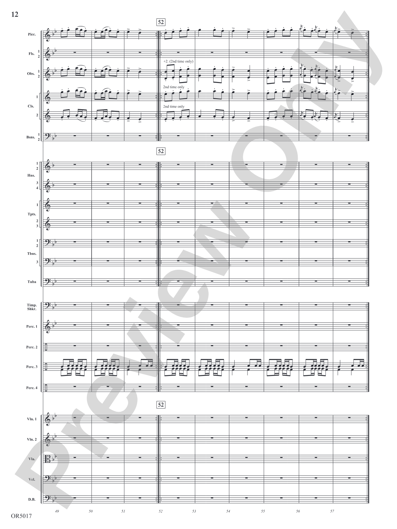 Arabian Dances: Full Orchestra Conductor Score & Parts