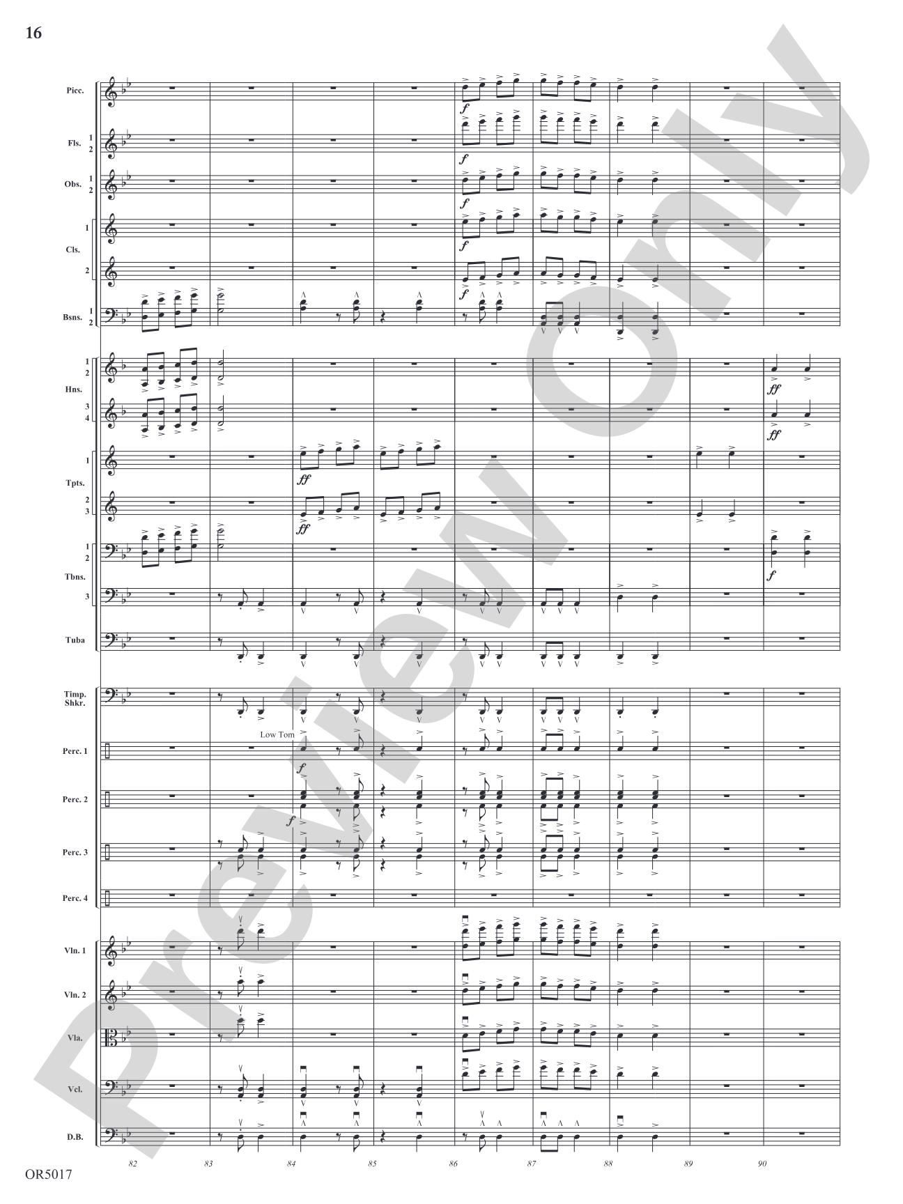 Arabian Dances: Full Orchestra Conductor Score & Parts