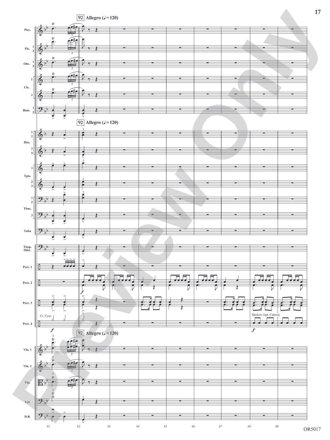Arabian Dances: Full Orchestra Conductor Score & Parts