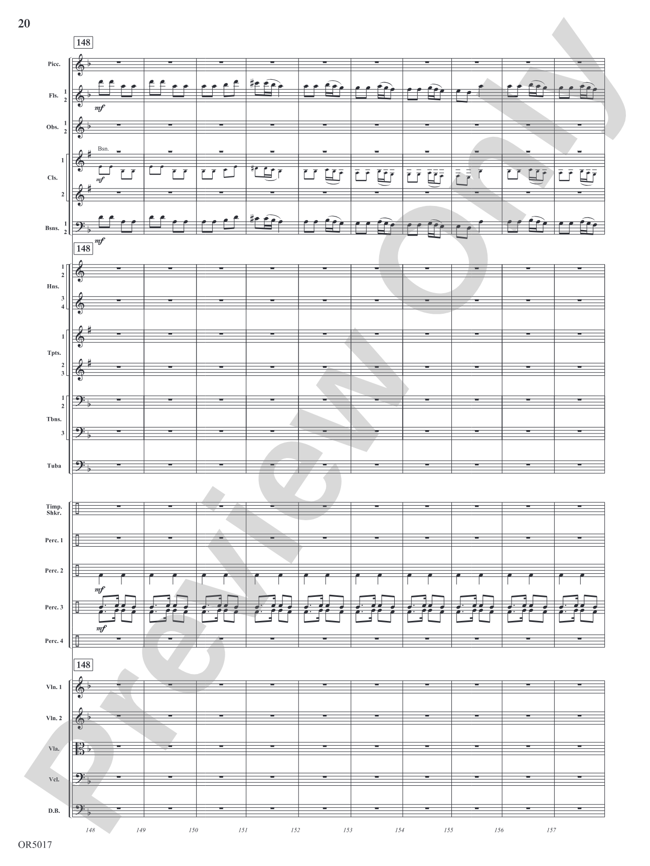 Arabian Dances: Full Orchestra Conductor Score & Parts