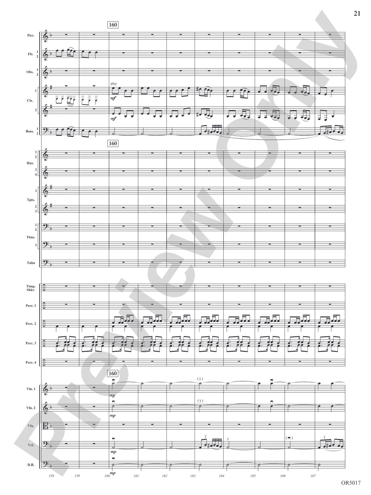 Arabian Dances: Full Orchestra Conductor Score & Parts