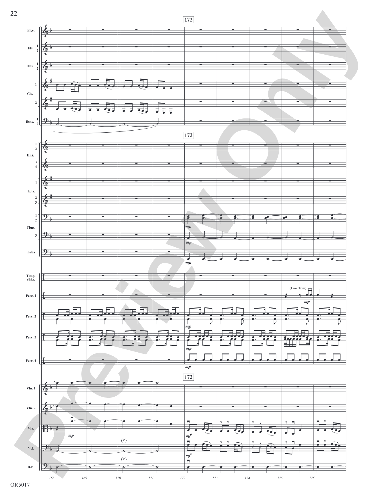 Arabian Dances: Full Orchestra Conductor Score & Parts