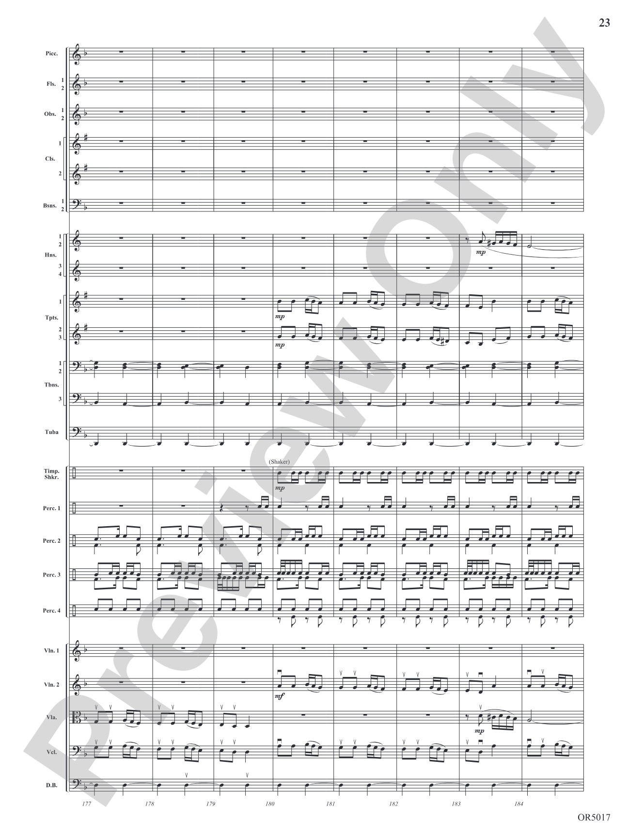 Arabian Dances: Full Orchestra Conductor Score & Parts