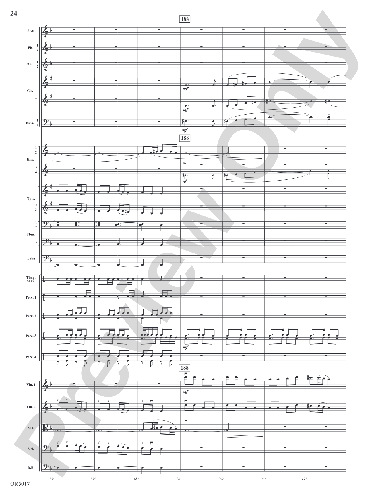 Arabian Dances: Full Orchestra Conductor Score & Parts