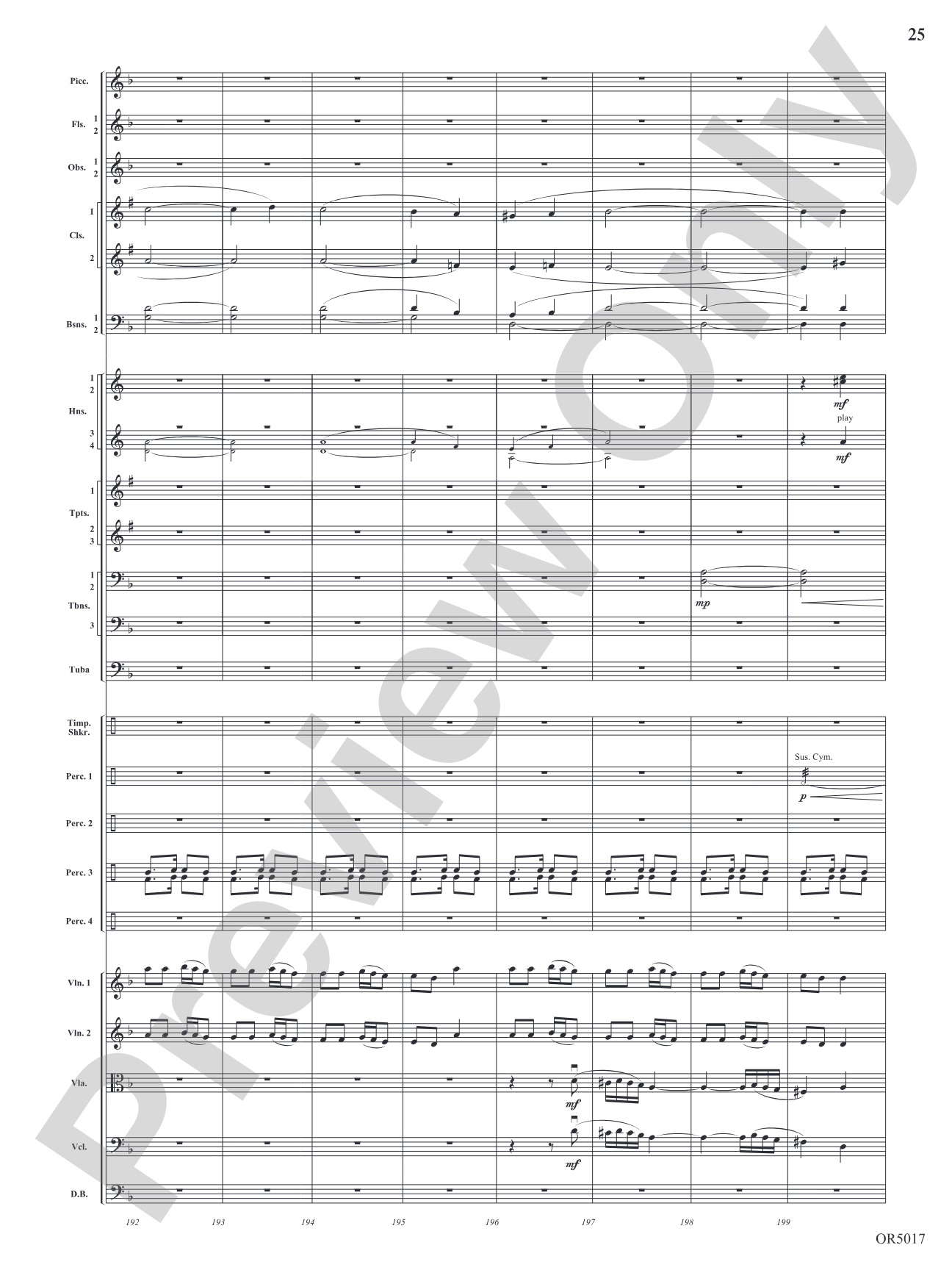 Arabian Dances: Full Orchestra Conductor Score & Parts