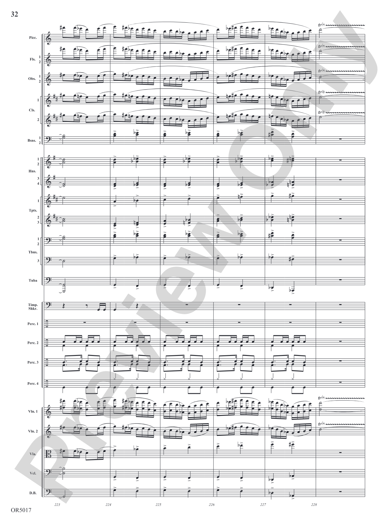 Arabian Dances: Full Orchestra Conductor Score & Parts