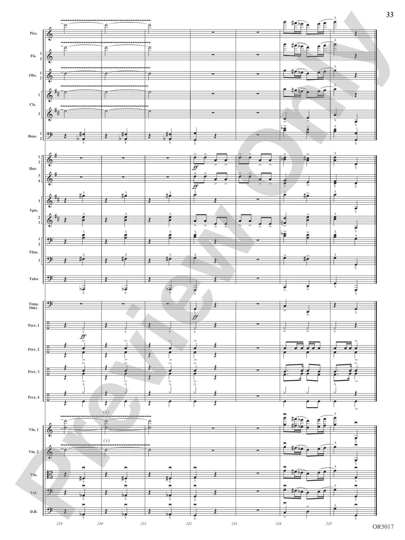Arabian Dances: Full Orchestra Conductor Score & Parts