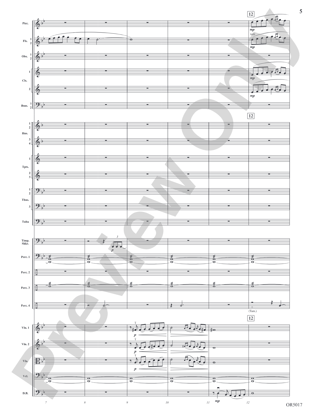 Arabian Dances: Full Orchestra Conductor Score & Parts