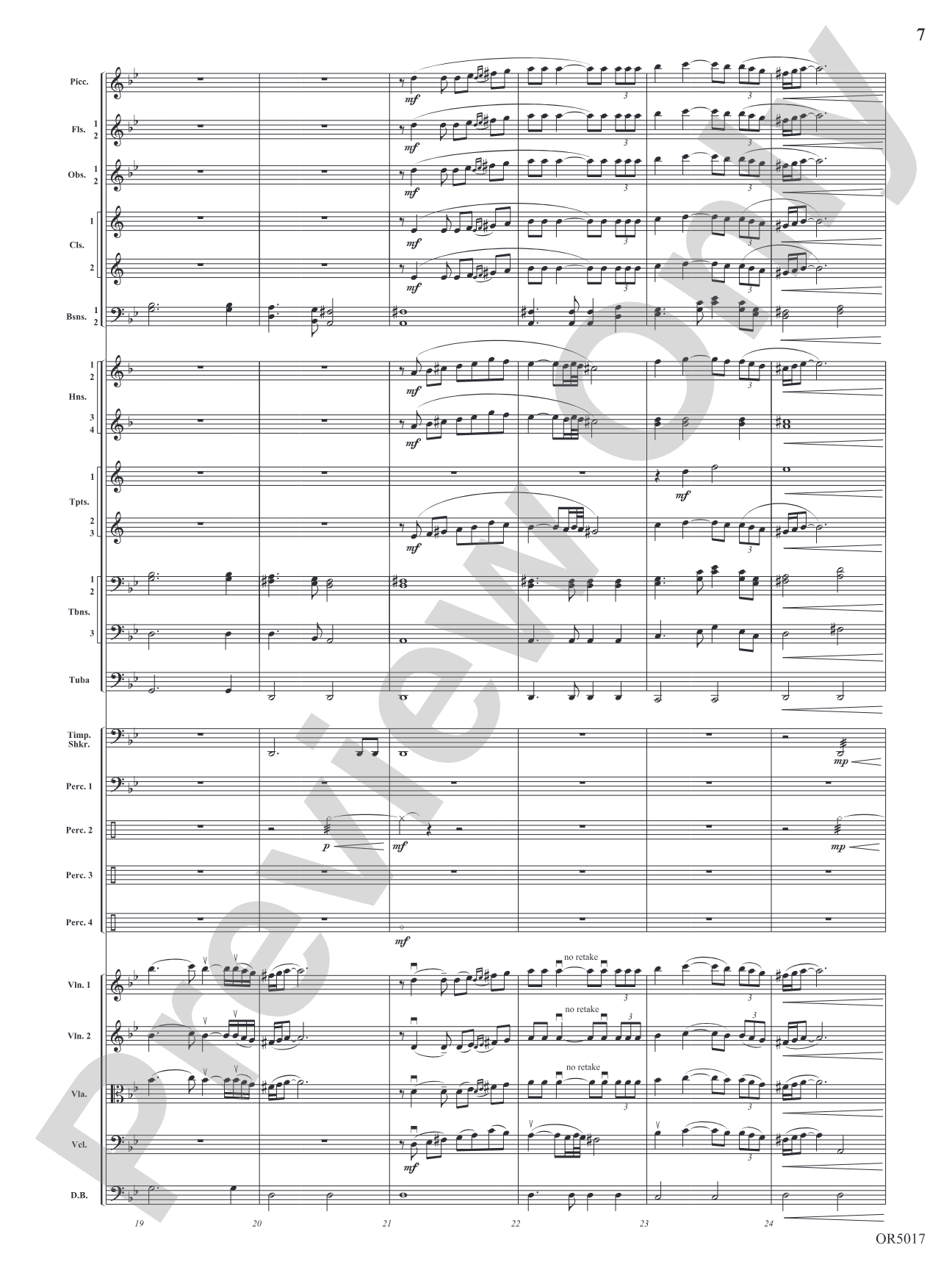 Arabian Dances: Full Orchestra Conductor Score & Parts