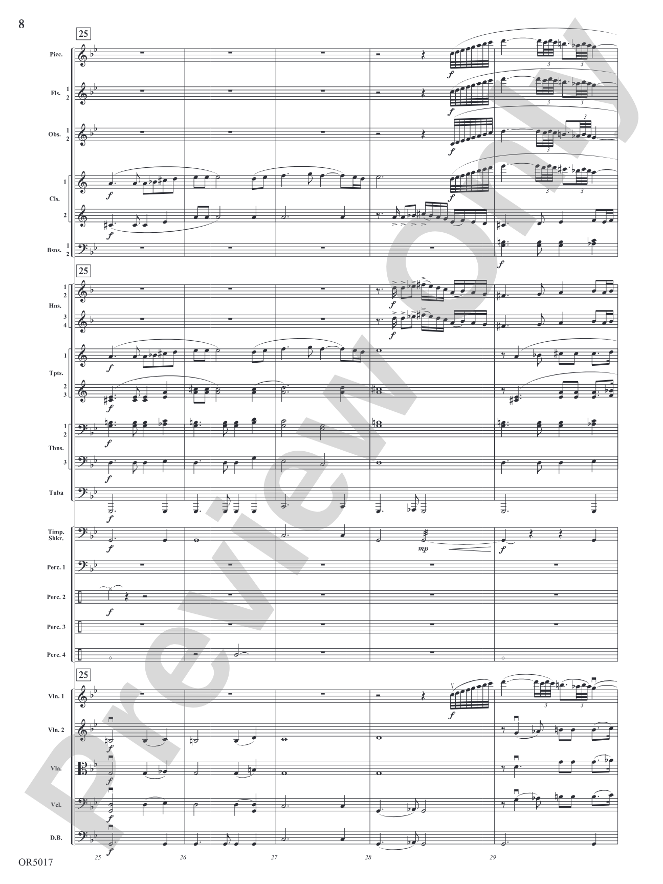 Arabian Dances: Full Orchestra Conductor Score & Parts