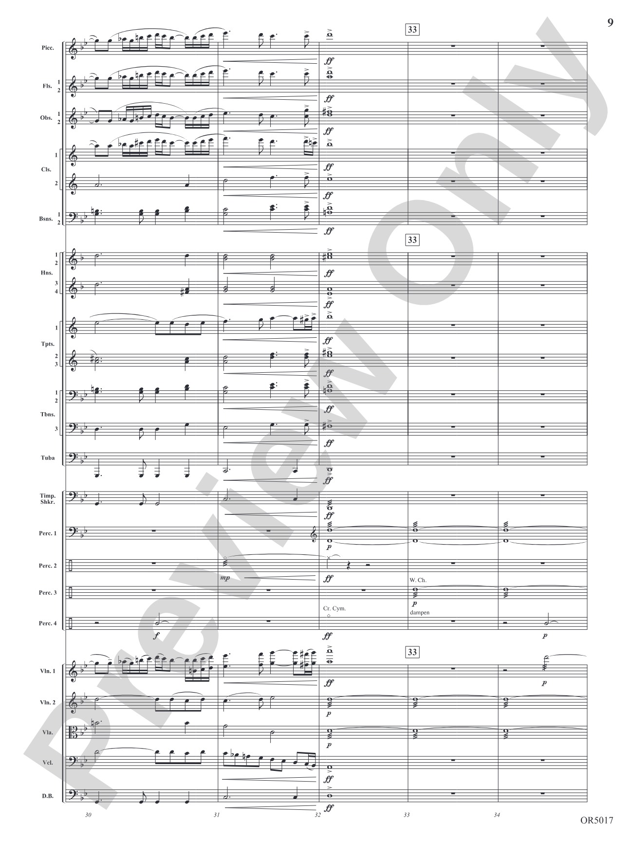 Arabian Dances: Full Orchestra Conductor Score & Parts
