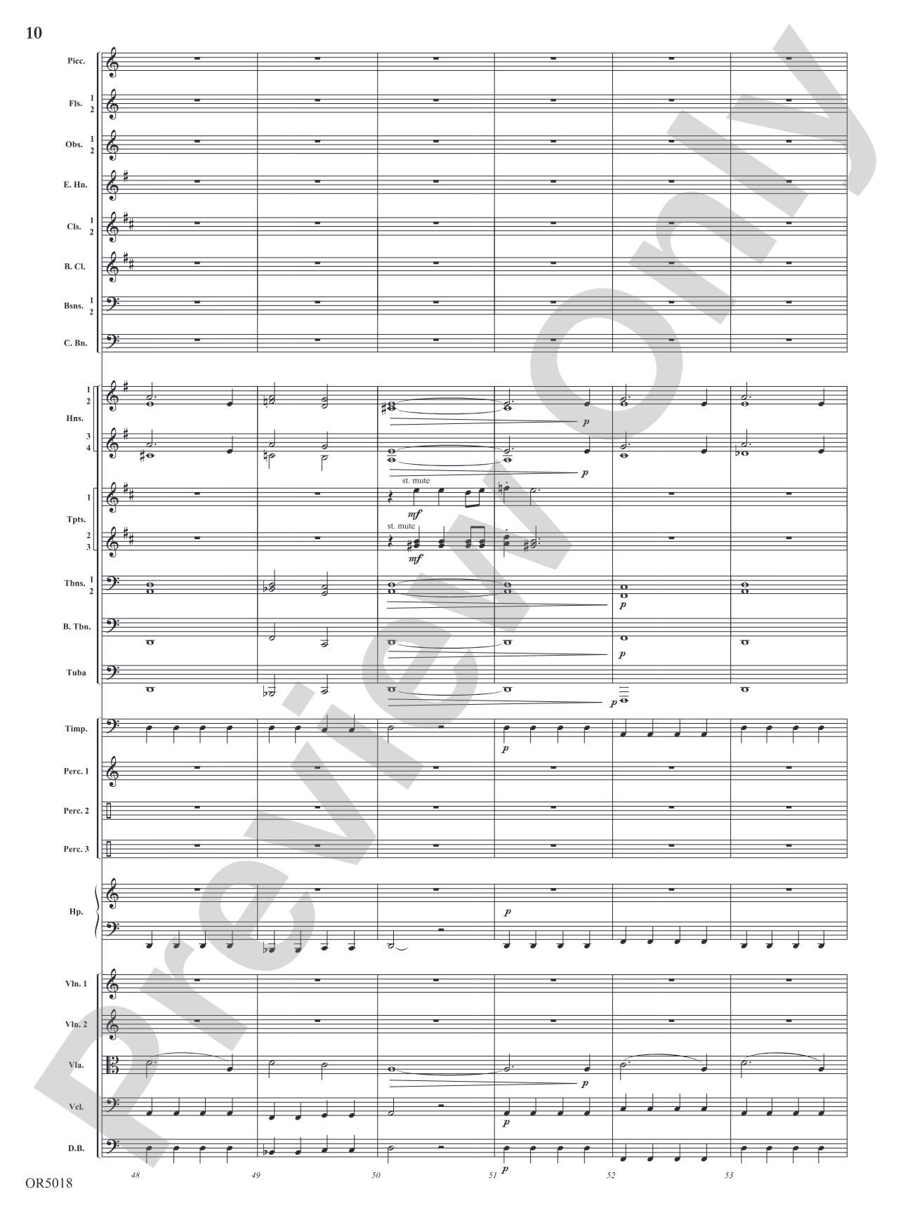Alpha and Omega: Full Orchestra Conductor Score & Parts