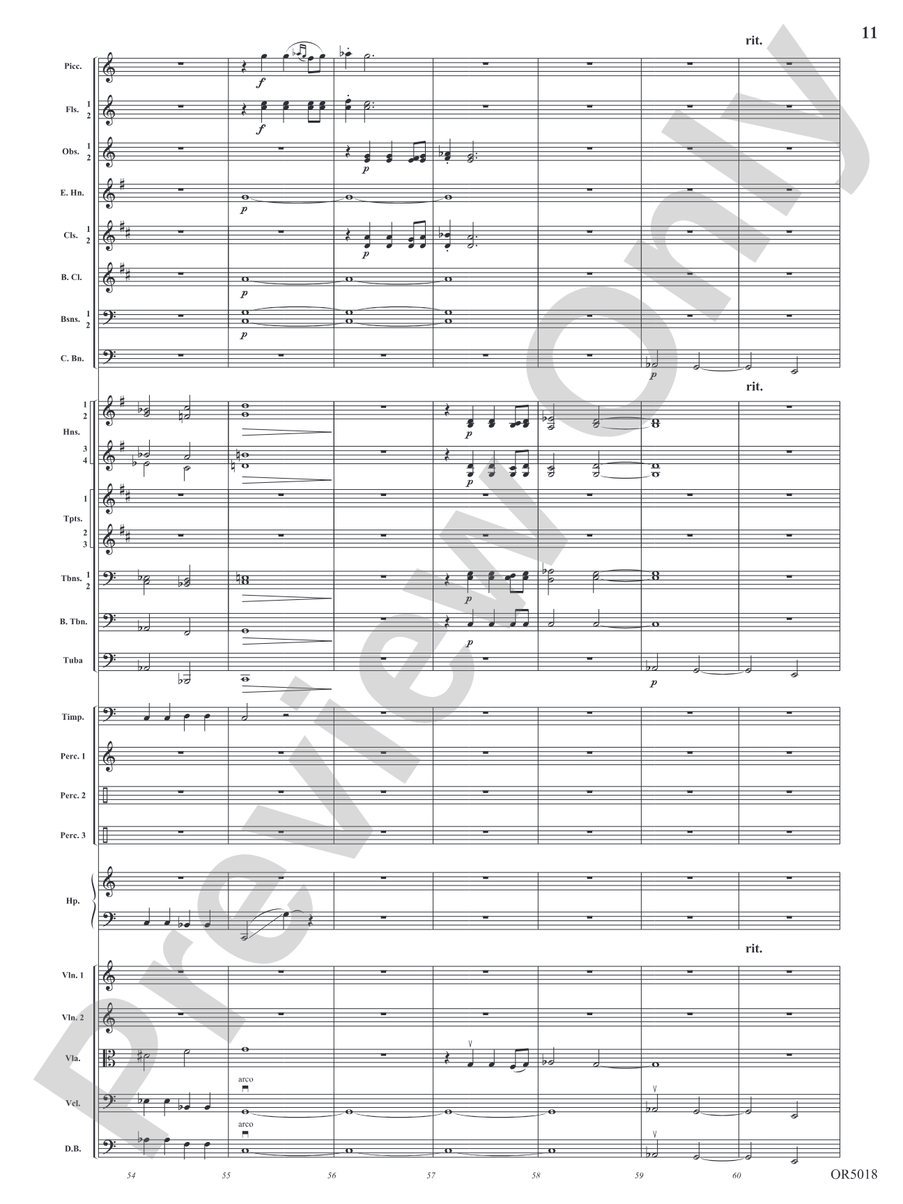 Alpha and Omega: Full Orchestra Conductor Score & Parts