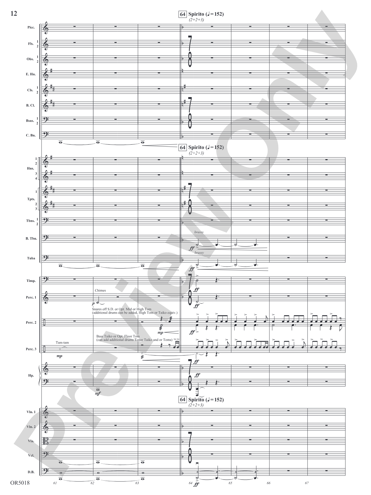 Alpha and Omega: Full Orchestra Conductor Score & Parts