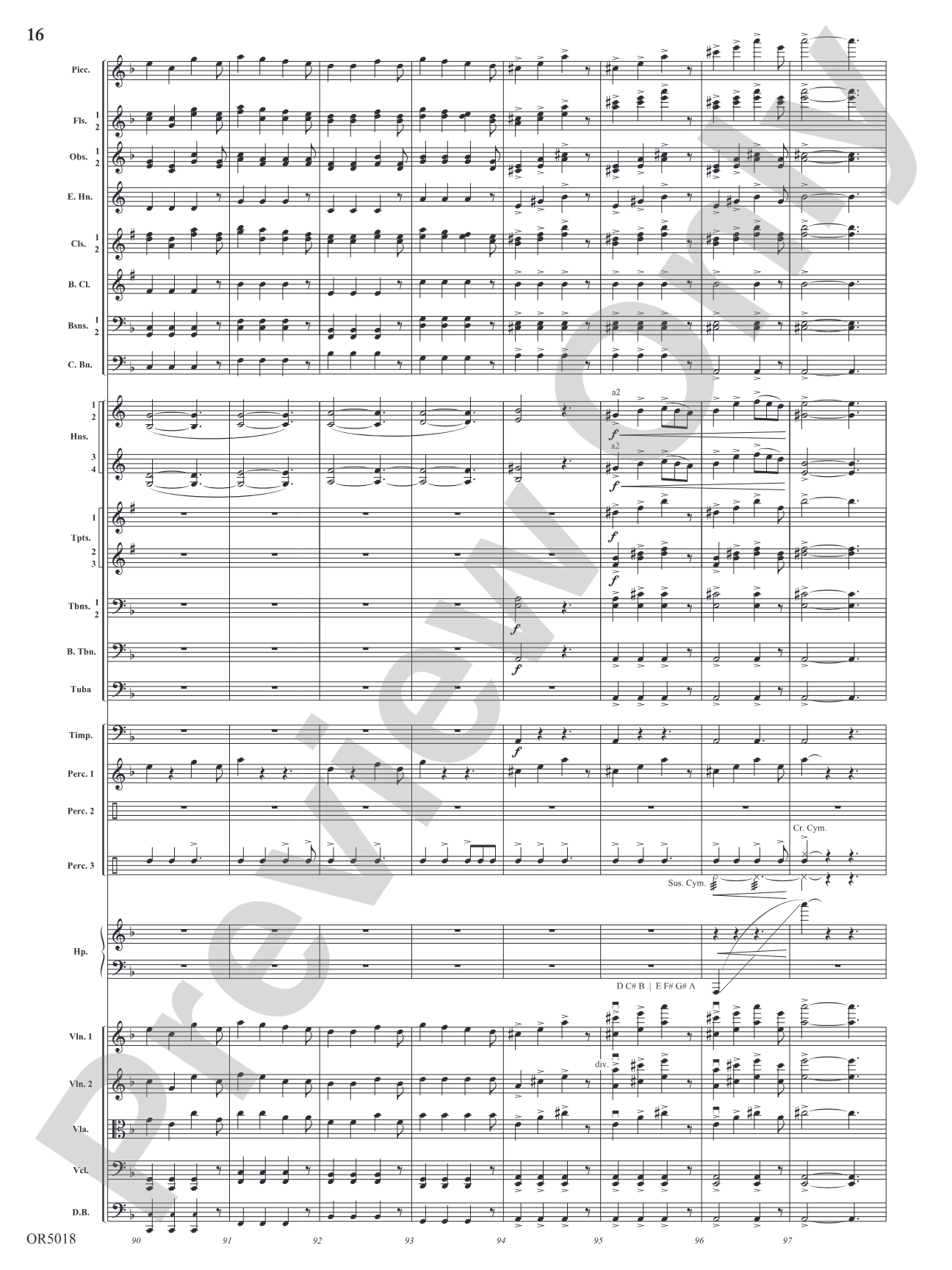 Alpha and Omega: Full Orchestra Conductor Score & Parts