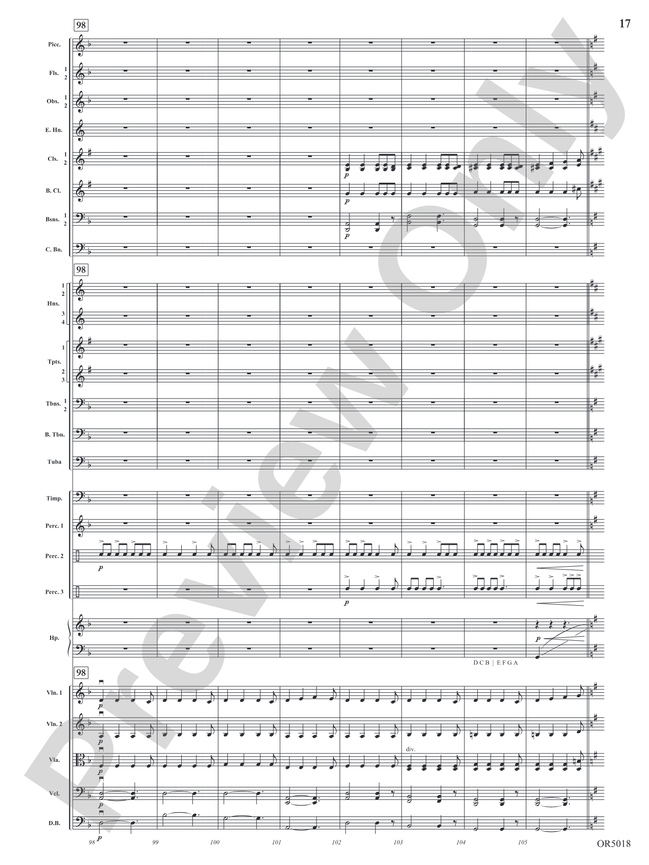 Alpha and Omega: Full Orchestra Conductor Score & Parts