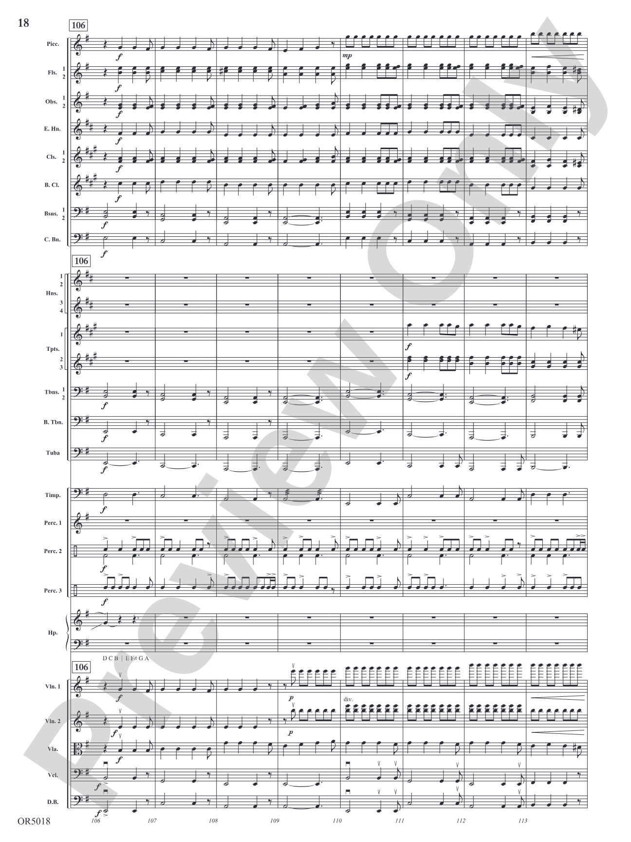 Alpha and Omega: Full Orchestra Conductor Score & Parts