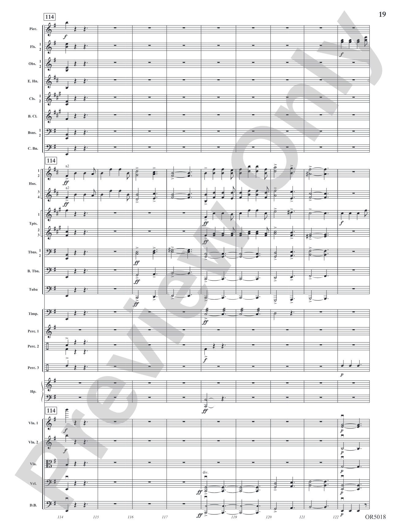 Alpha and Omega: Full Orchestra Conductor Score & Parts