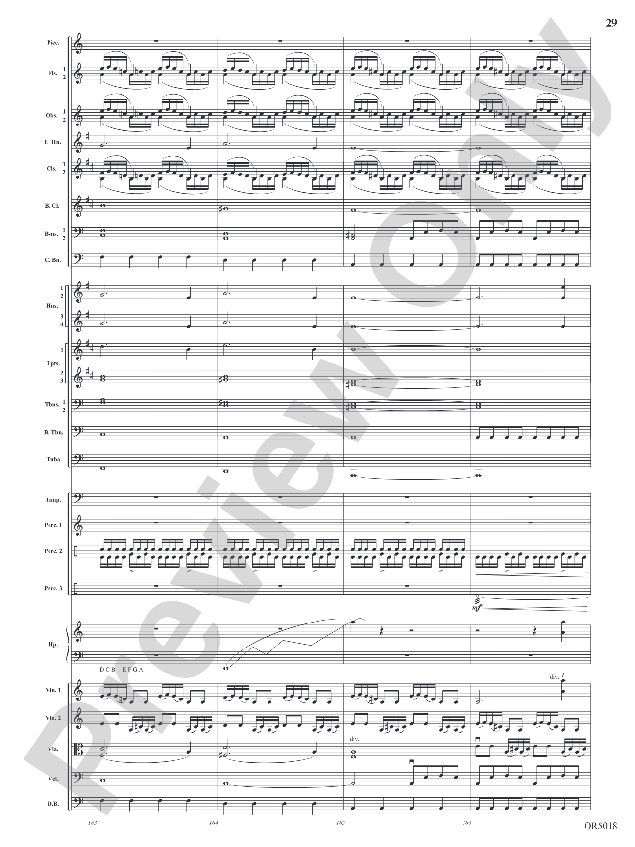 Alpha and Omega: Full Orchestra Conductor Score & Parts
