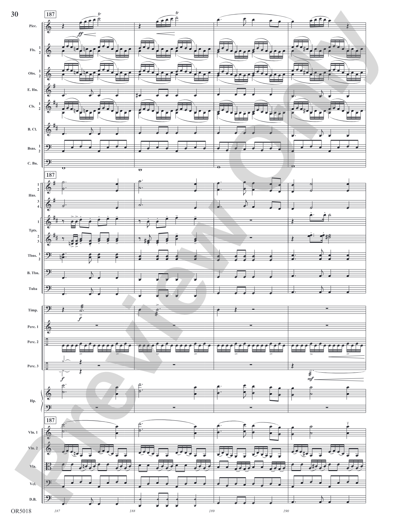Alpha and Omega: Full Orchestra Conductor Score & Parts
