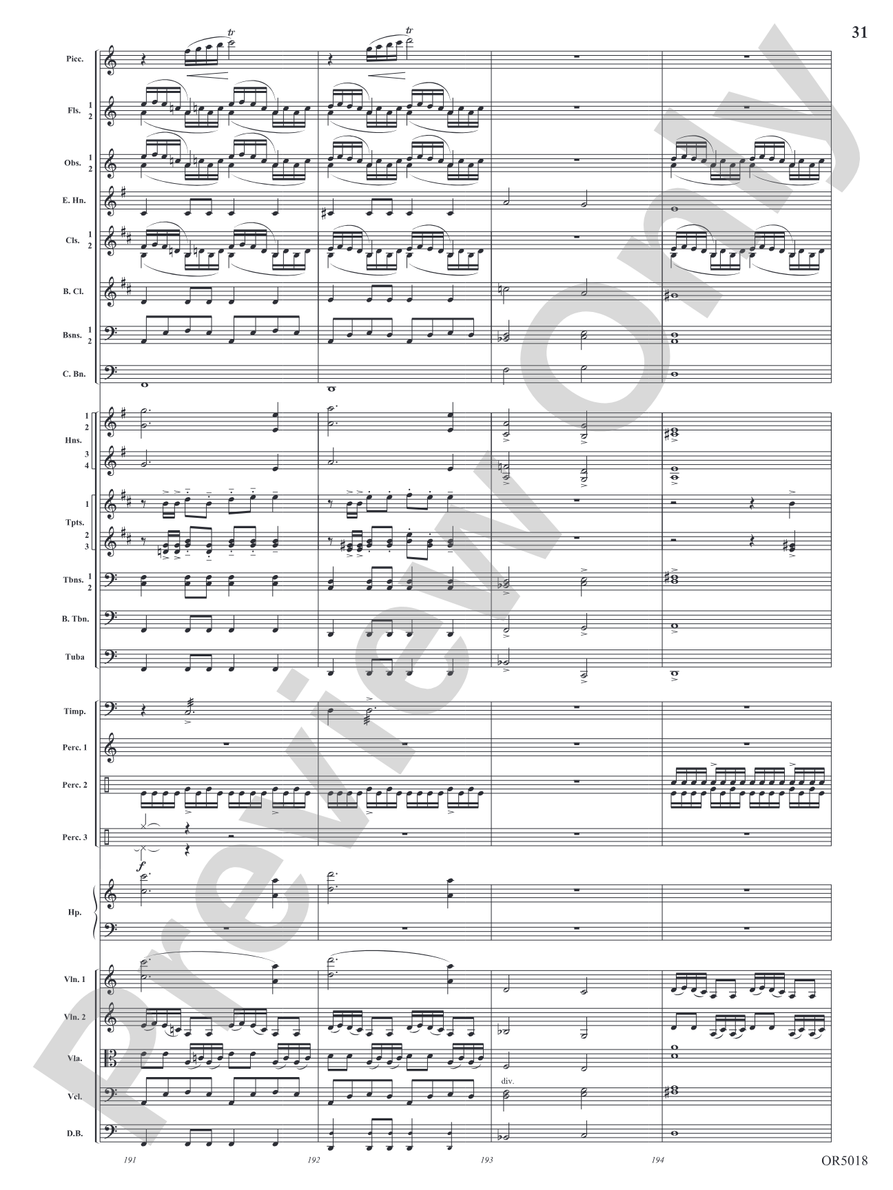 Alpha and Omega: Full Orchestra Conductor Score & Parts