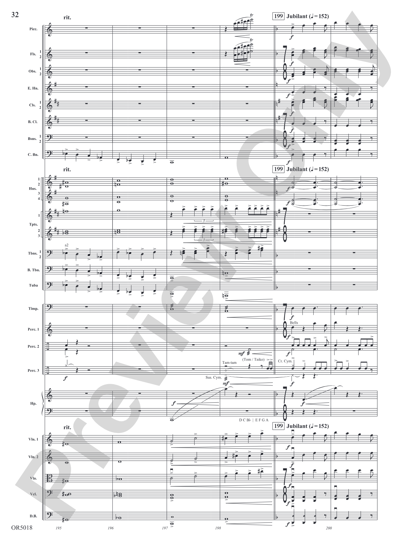 Alpha and Omega: Full Orchestra Conductor Score & Parts