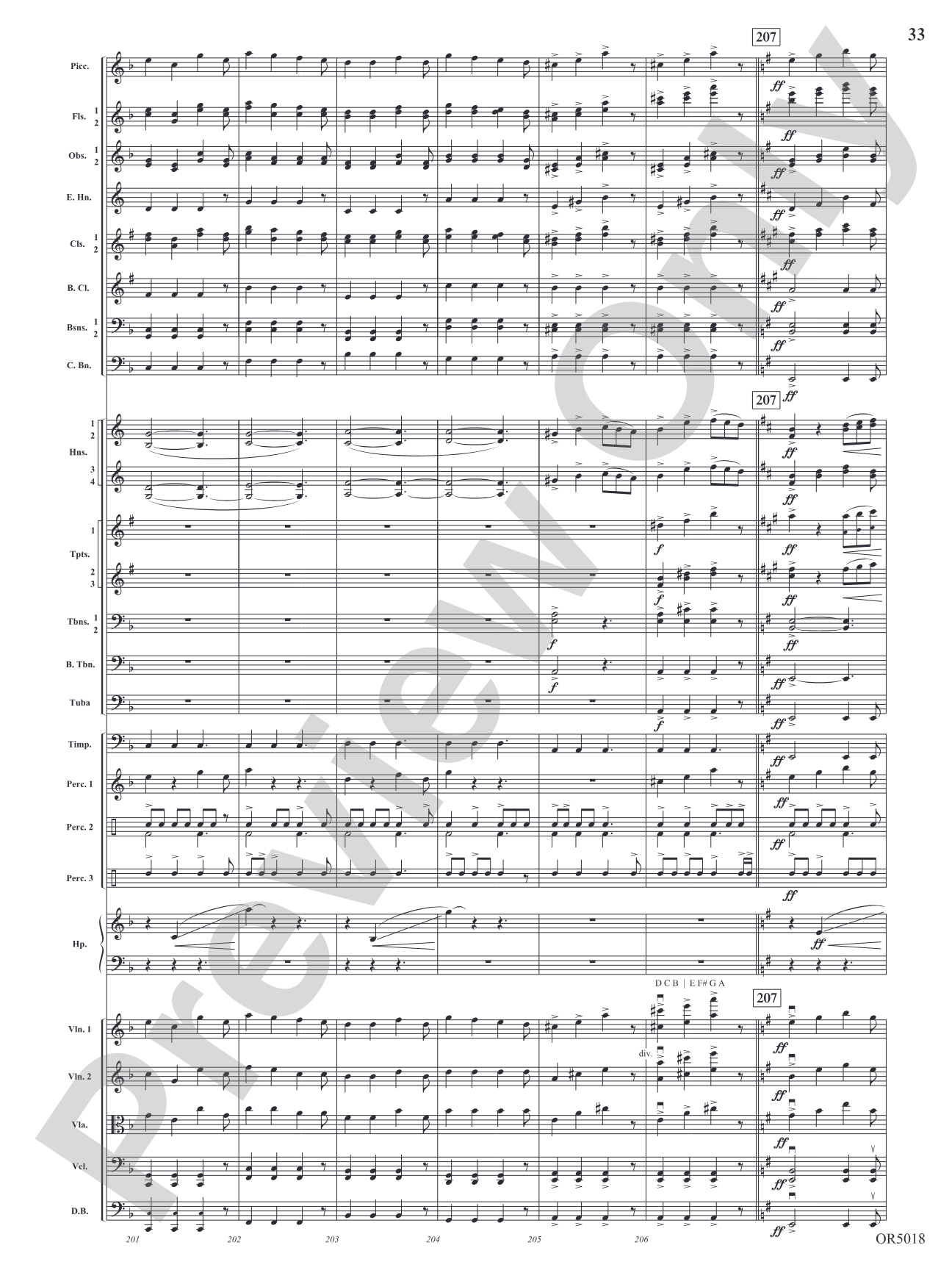 Alpha and Omega: Full Orchestra Conductor Score & Parts