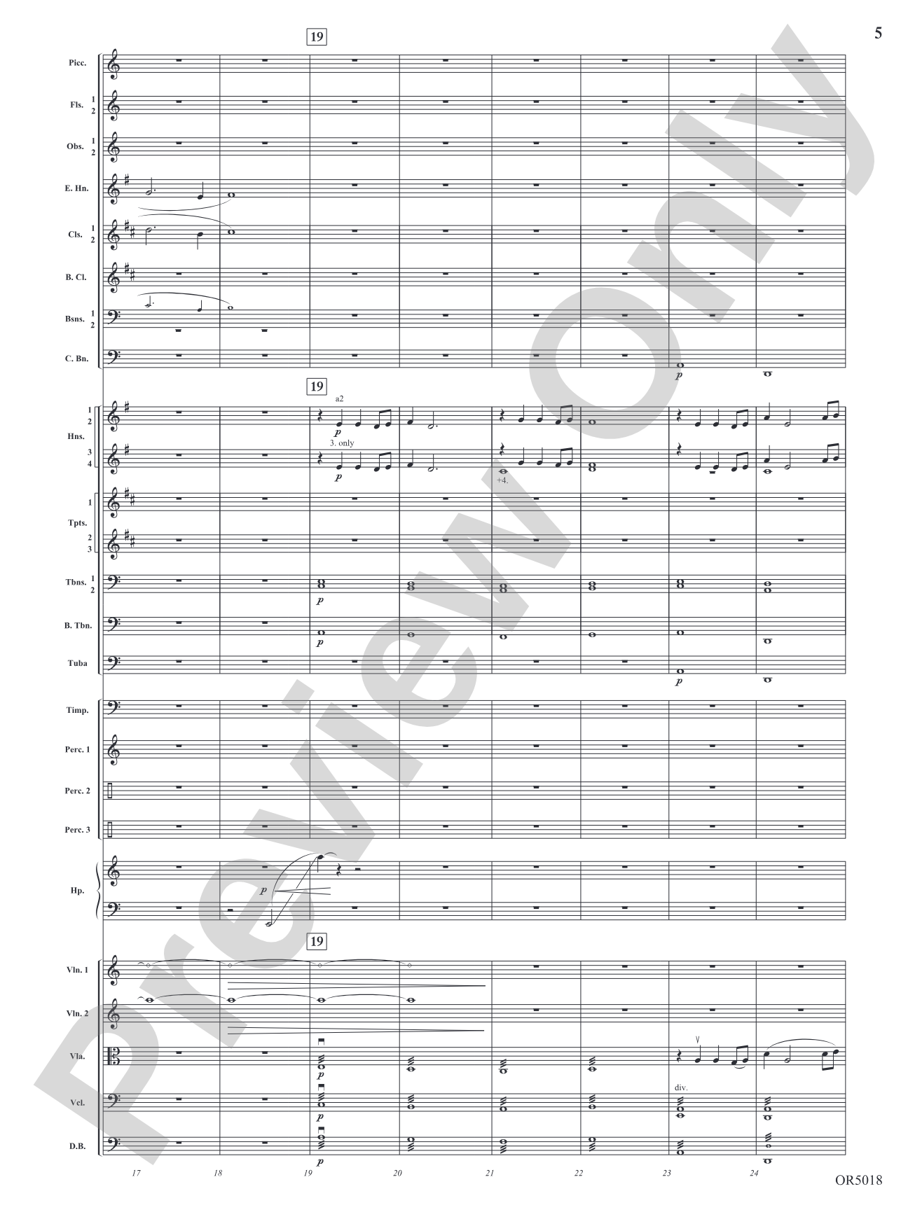 Alpha and Omega: Full Orchestra Conductor Score & Parts