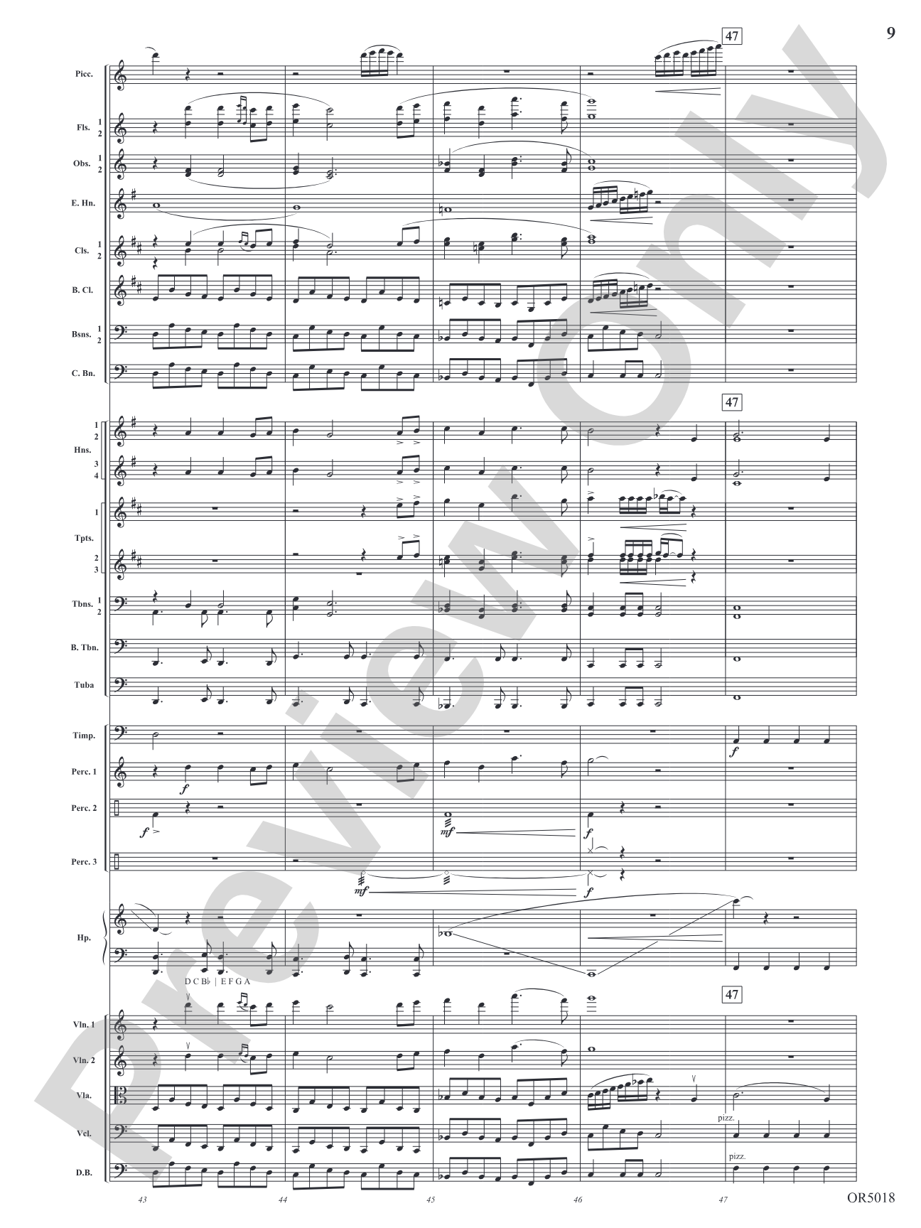 Alpha and Omega: Full Orchestra Conductor Score & Parts