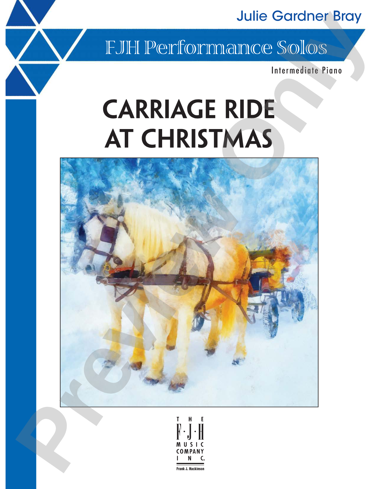 Carriage Ride at Christmas: Piano