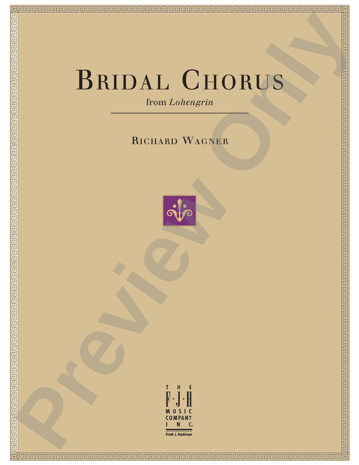 Bridal Chorus (from Lohengrin): Piano